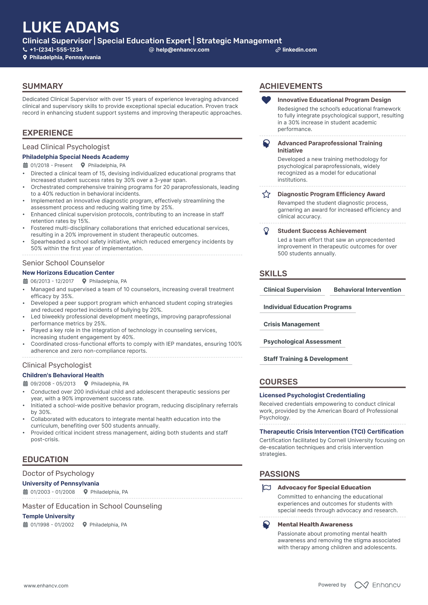 5 Clinical Director Resume Examples & Guide for 2024