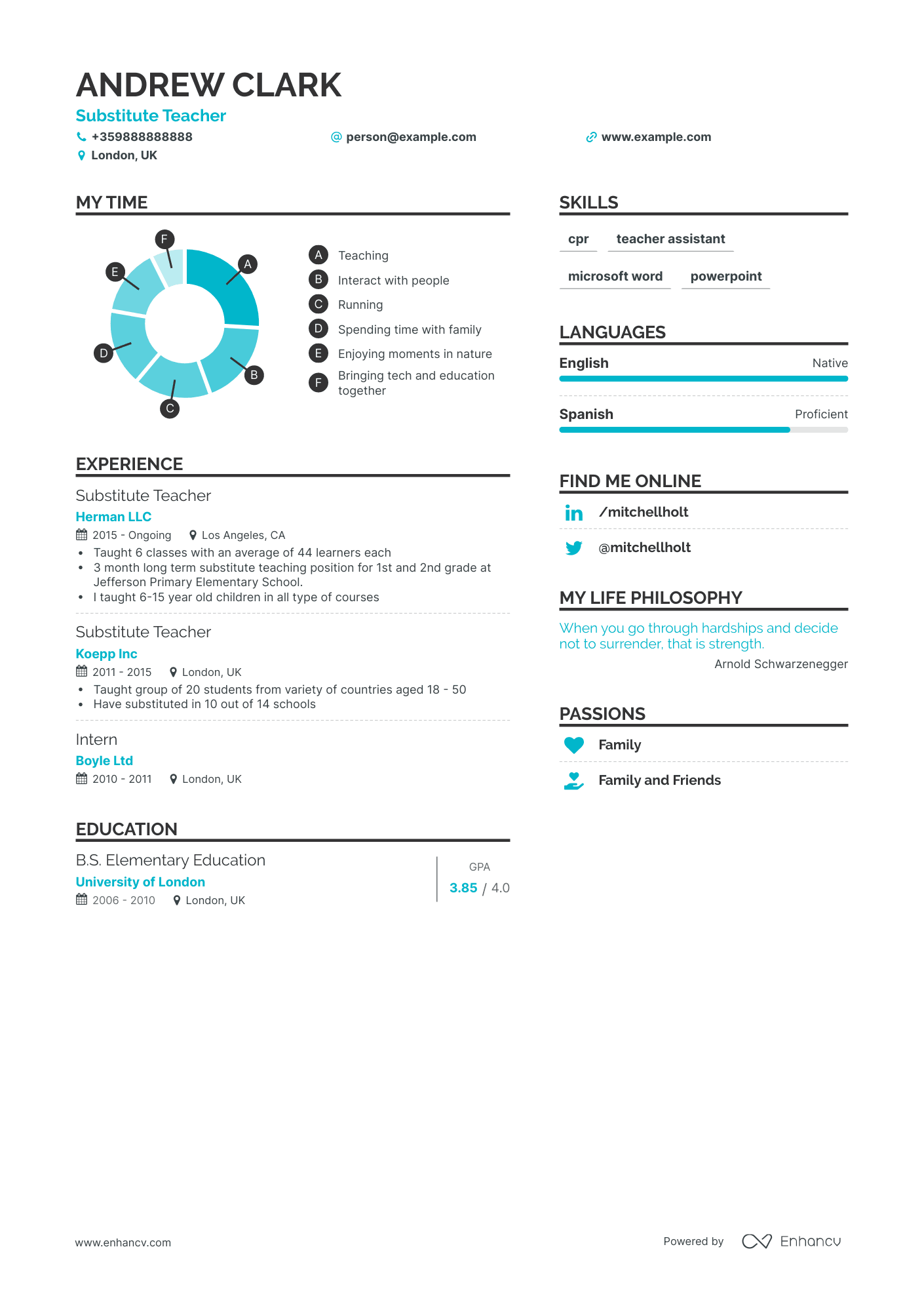 6 Substitute Teacher Resume Examples & Guide for 2024