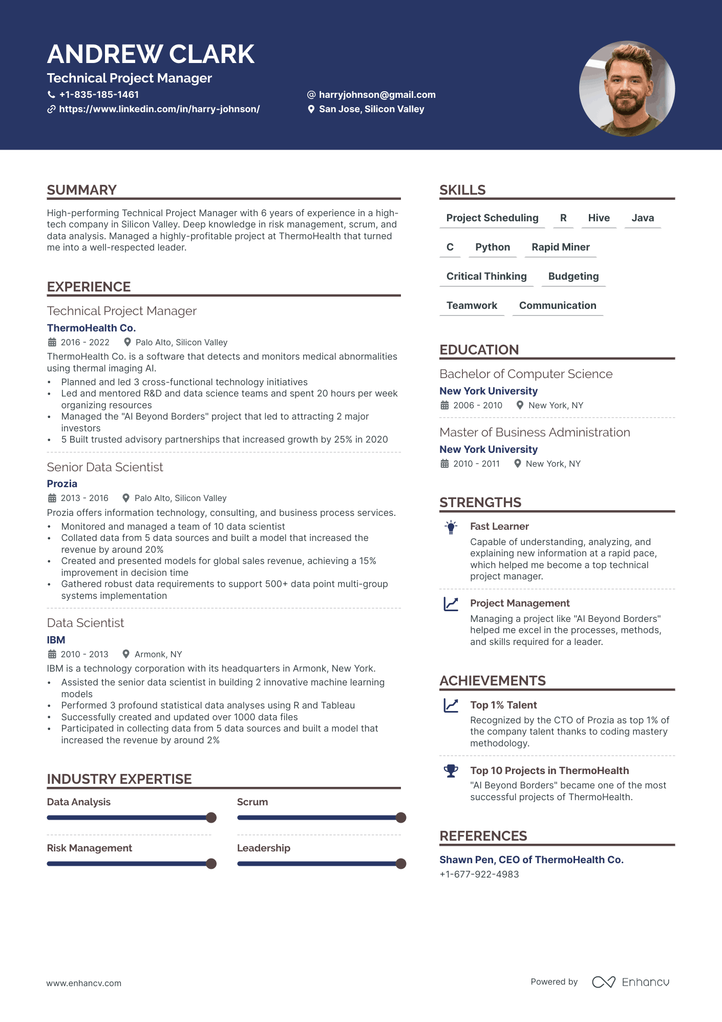 5 Silicon Valley Resume Examples & Guide for 2024