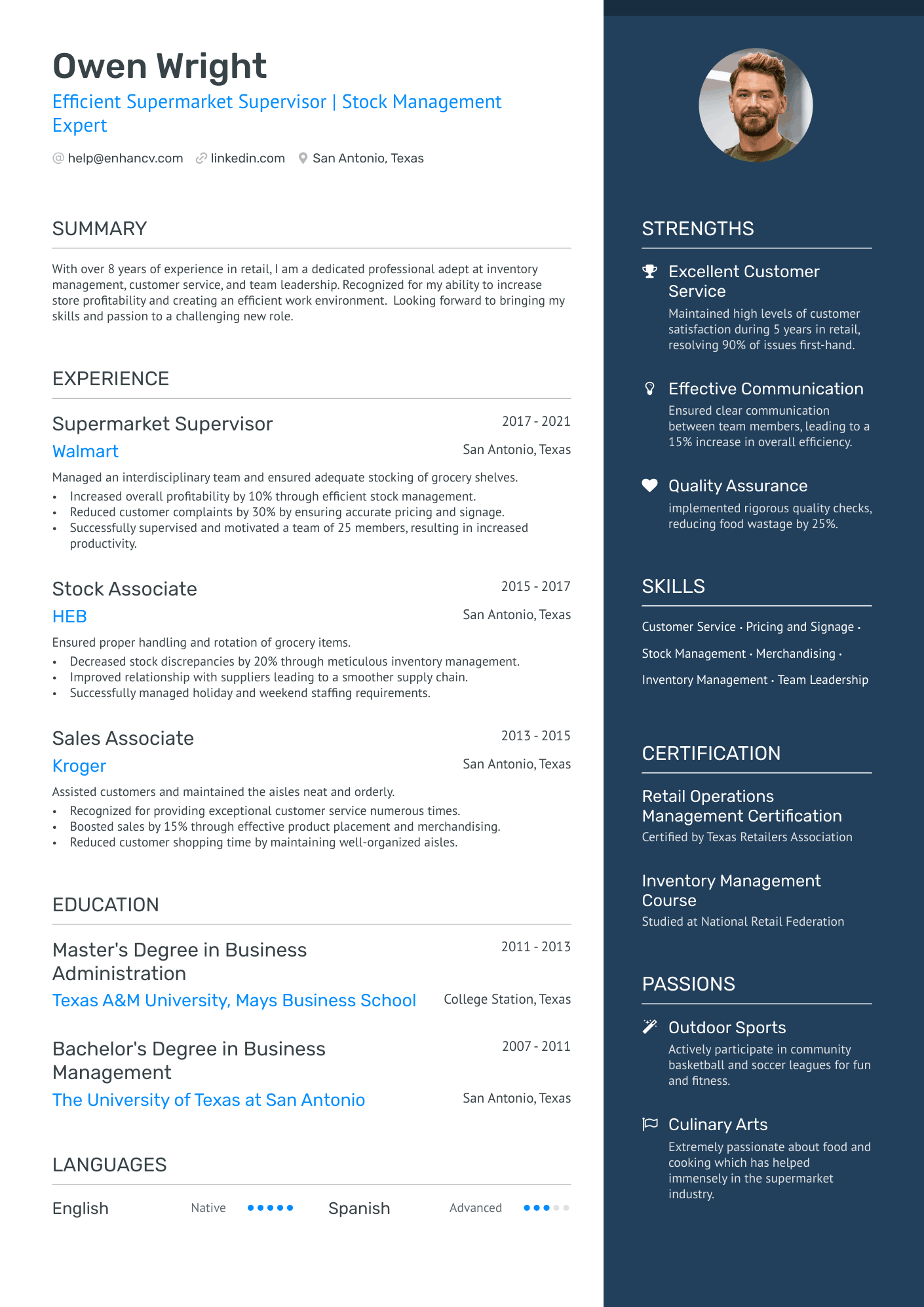 7 Stocker Resume Examples & Guide for 2024