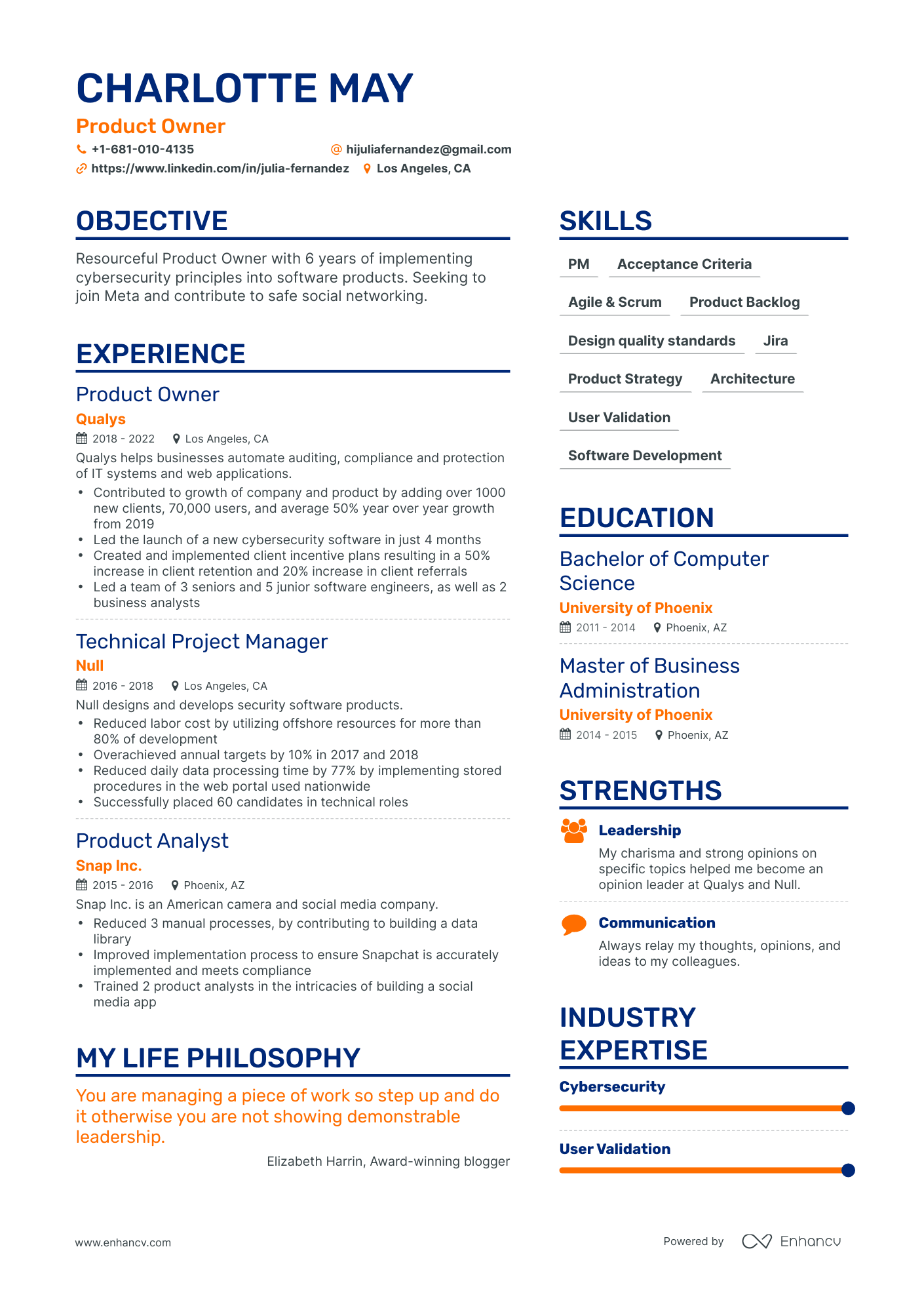 5 Facebook Resume Examples & Guide for 2023