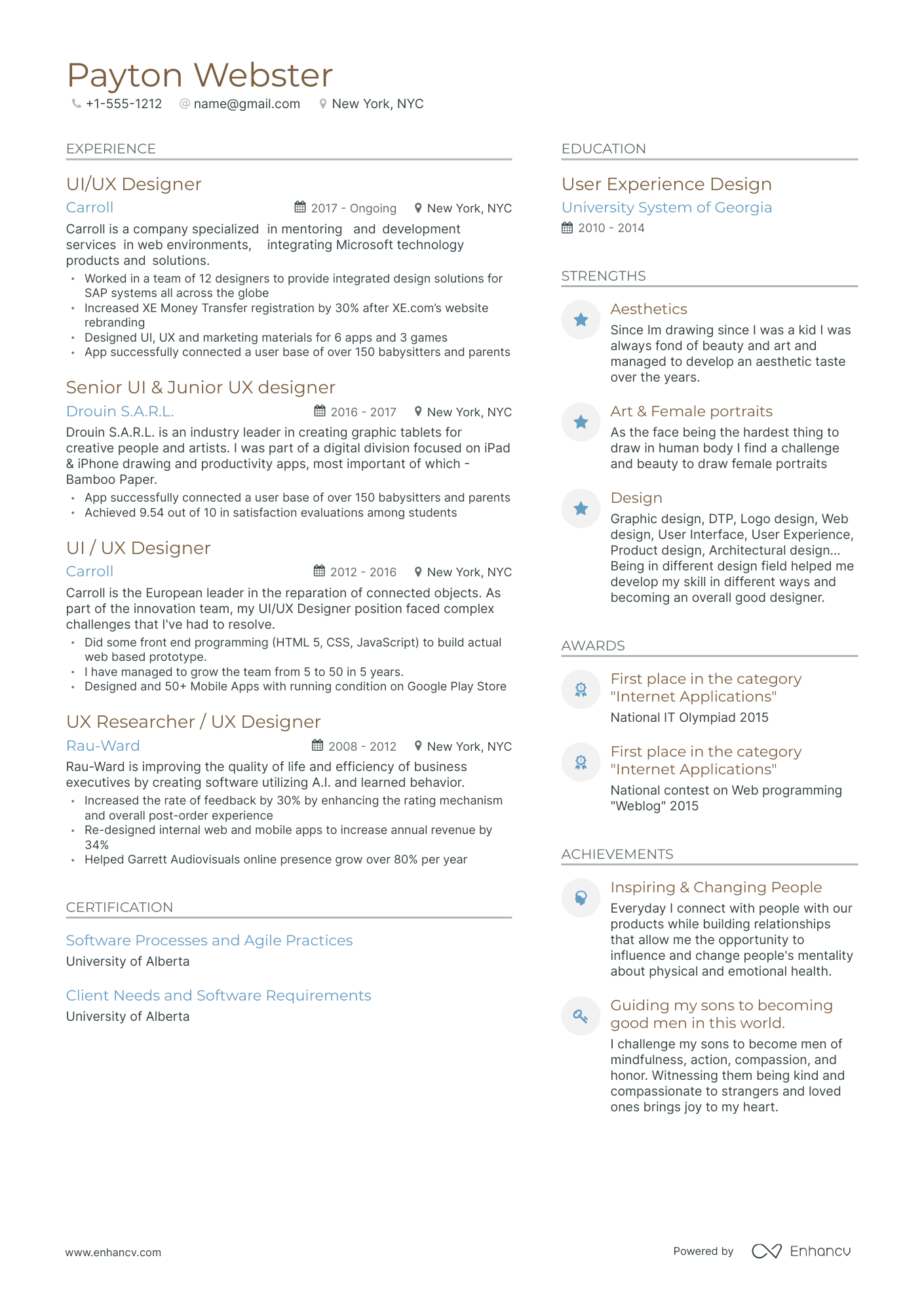8 UX Designer Resume Examples & Guide for 2024