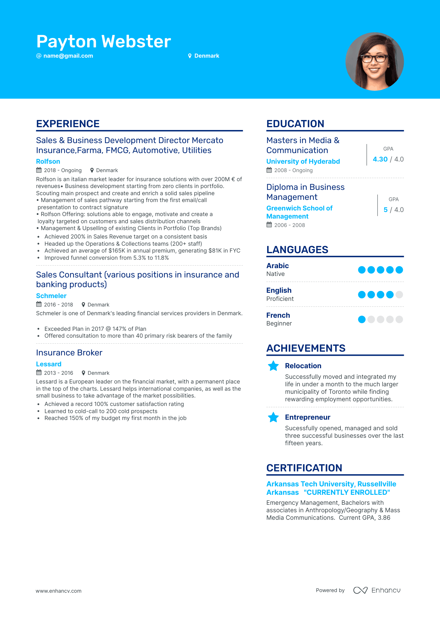 5 Insurance Agent Resume Examples & Guide for 2024