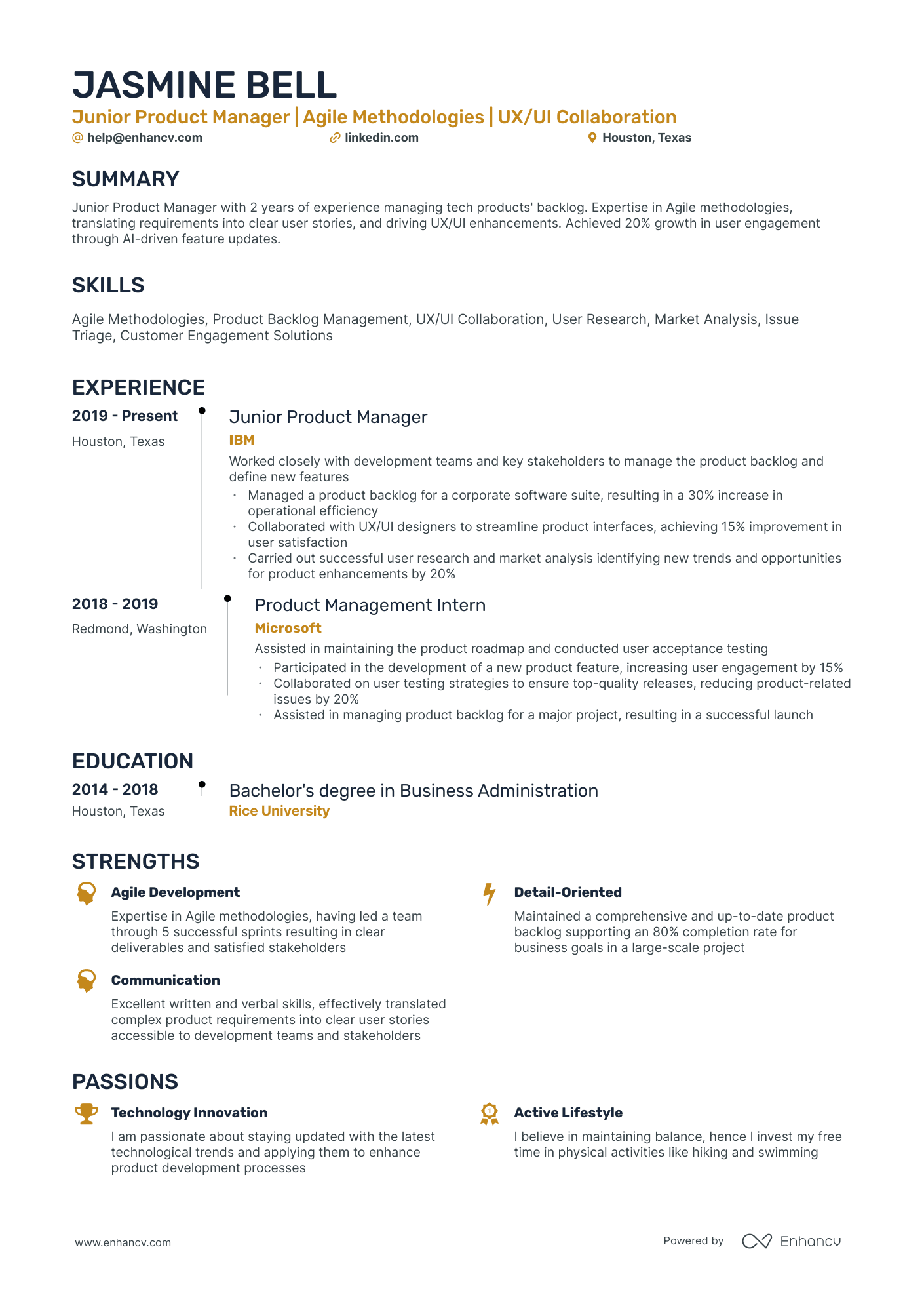 10 Junior Product Manager Resume Examples & Guide for 2026