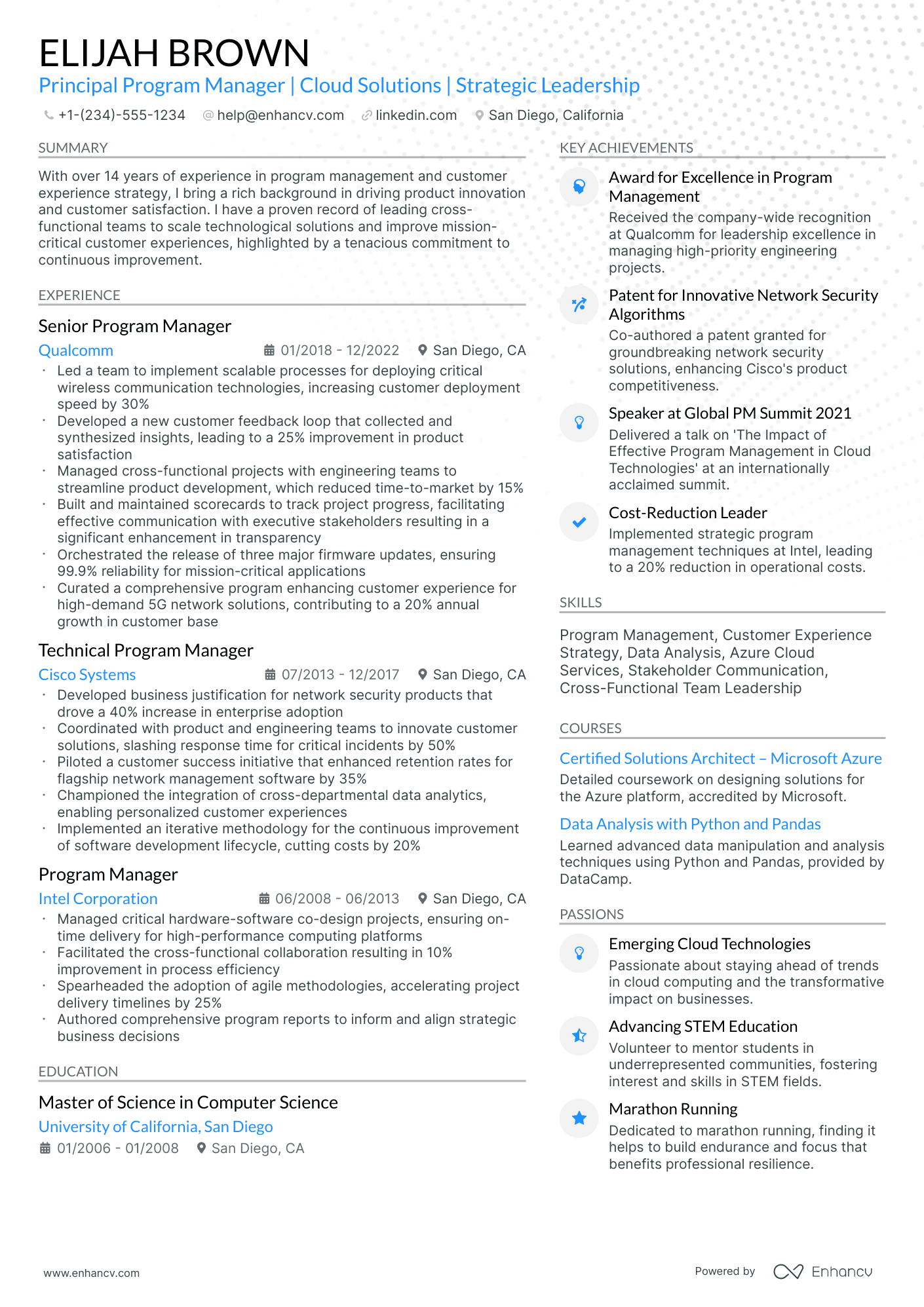 10 Microsoft Program Manager Resume Examples & Guide for 2025