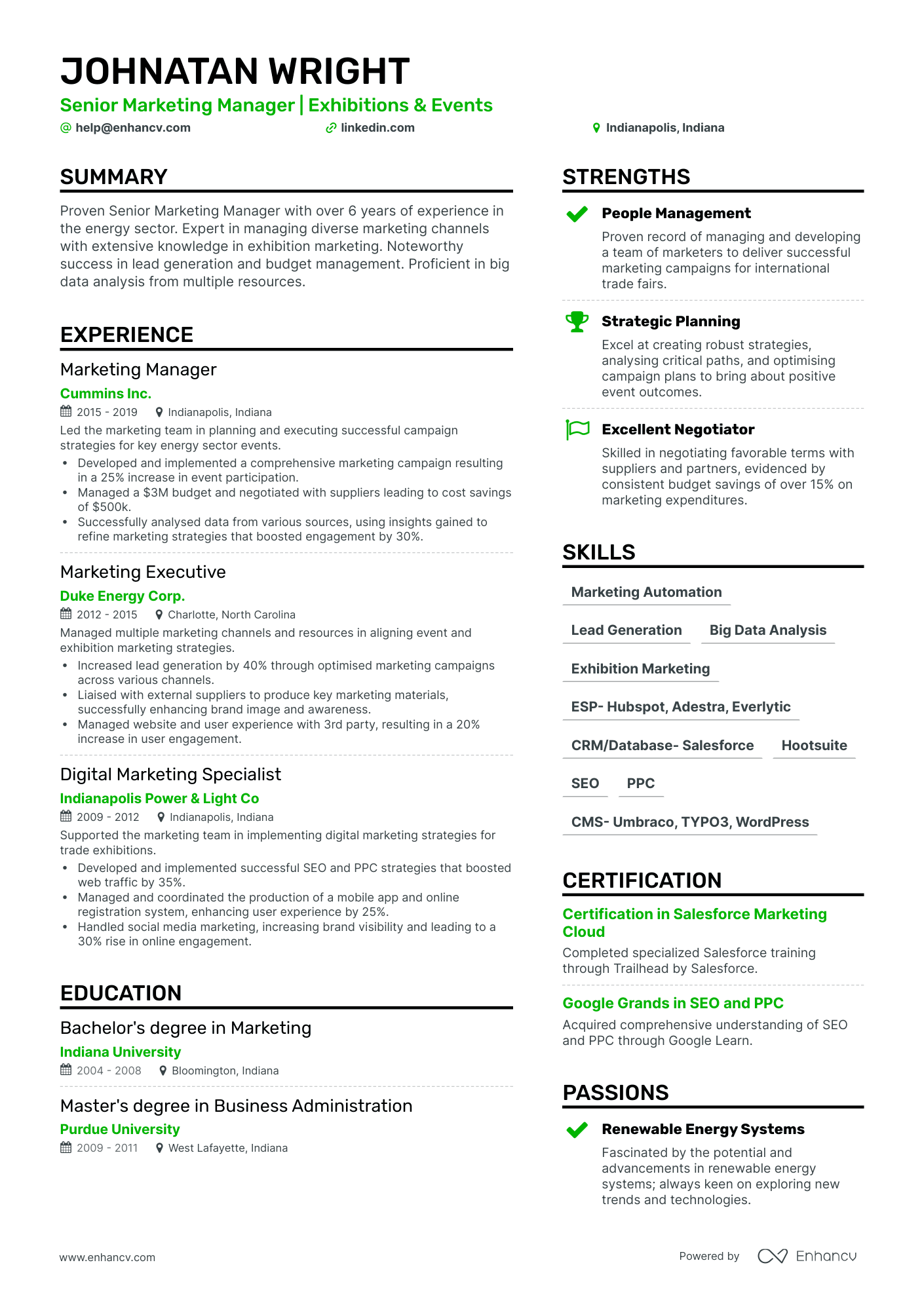 17 Marketing Manager Resume Examples & Guide for 2024