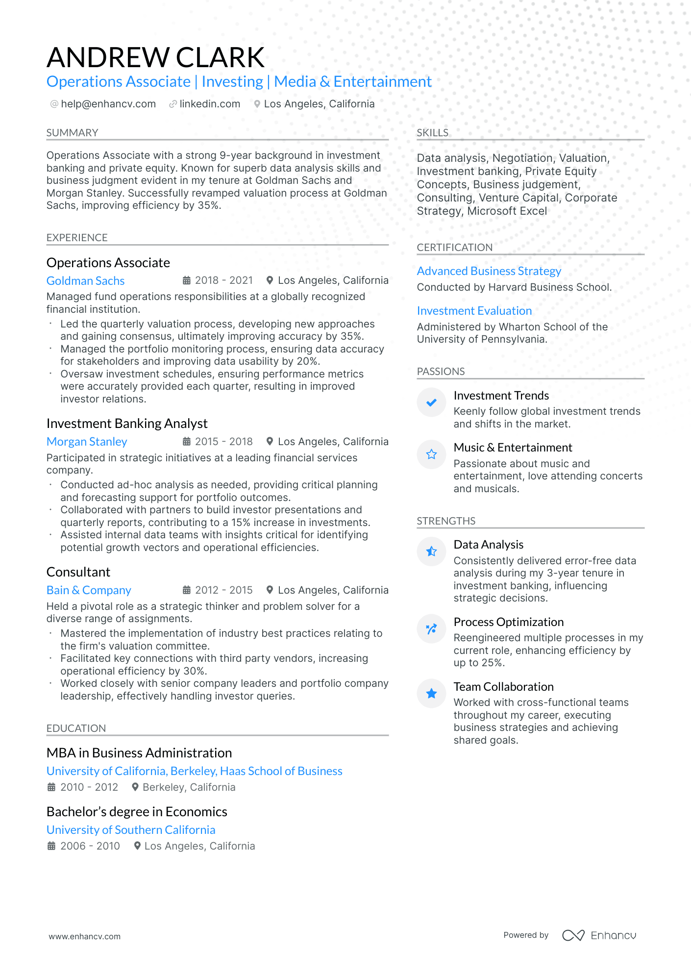 10 Operations Associate Resume Examples & Guide for 2026