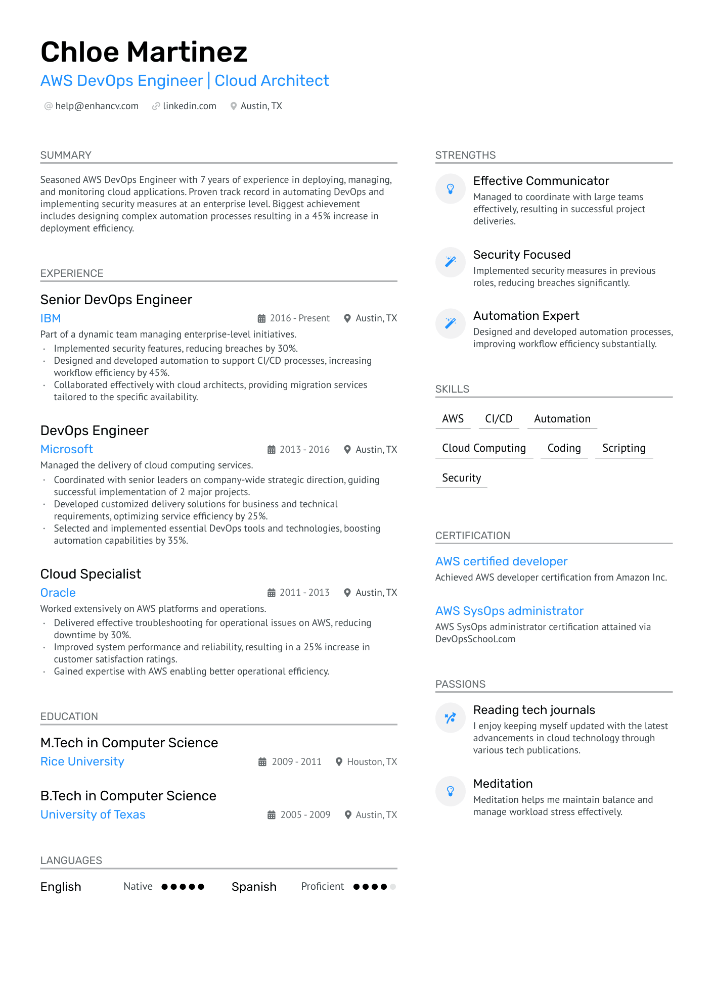 9 AWS Resume Examples & Guide for 2024