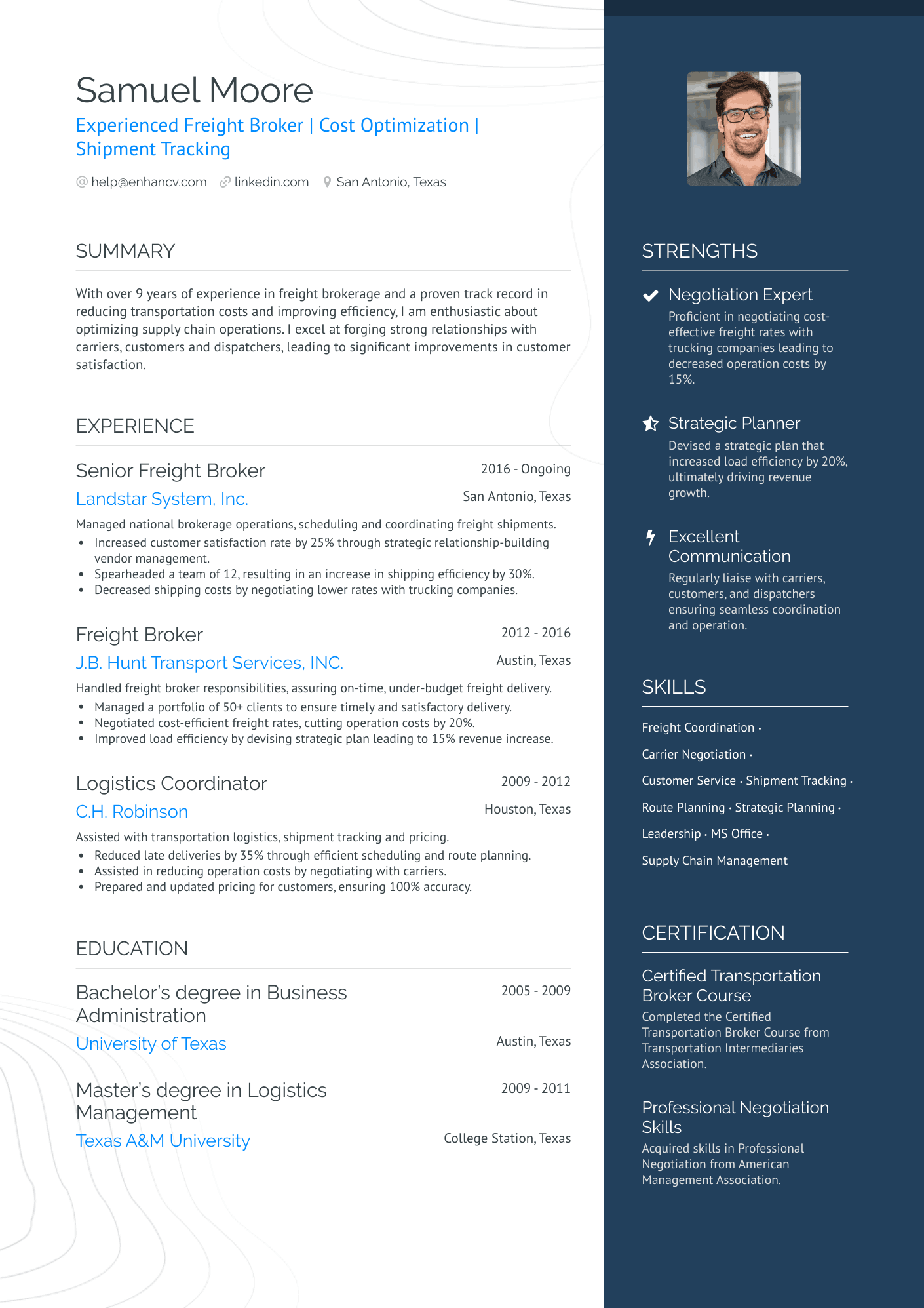 9 Broker Resume Examples & Guide for 2024