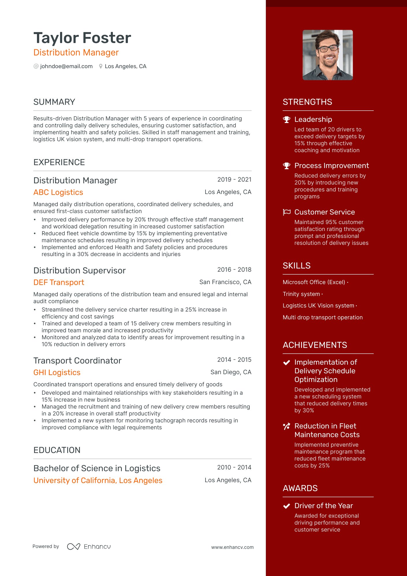 14 Supply Chain Manager Resume Examples & Guide for 2024