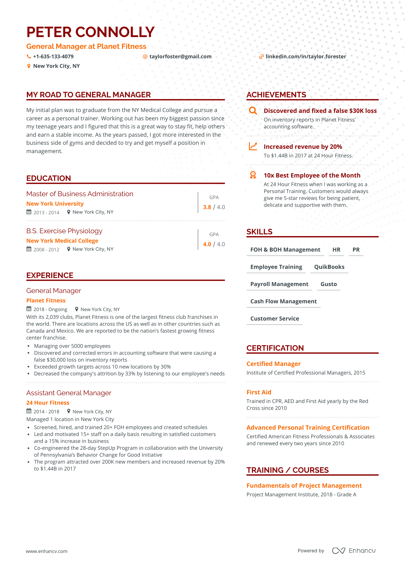 10 General Manager Resume Examples & Guide for 2023