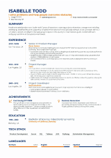 Resume Template Example 3
