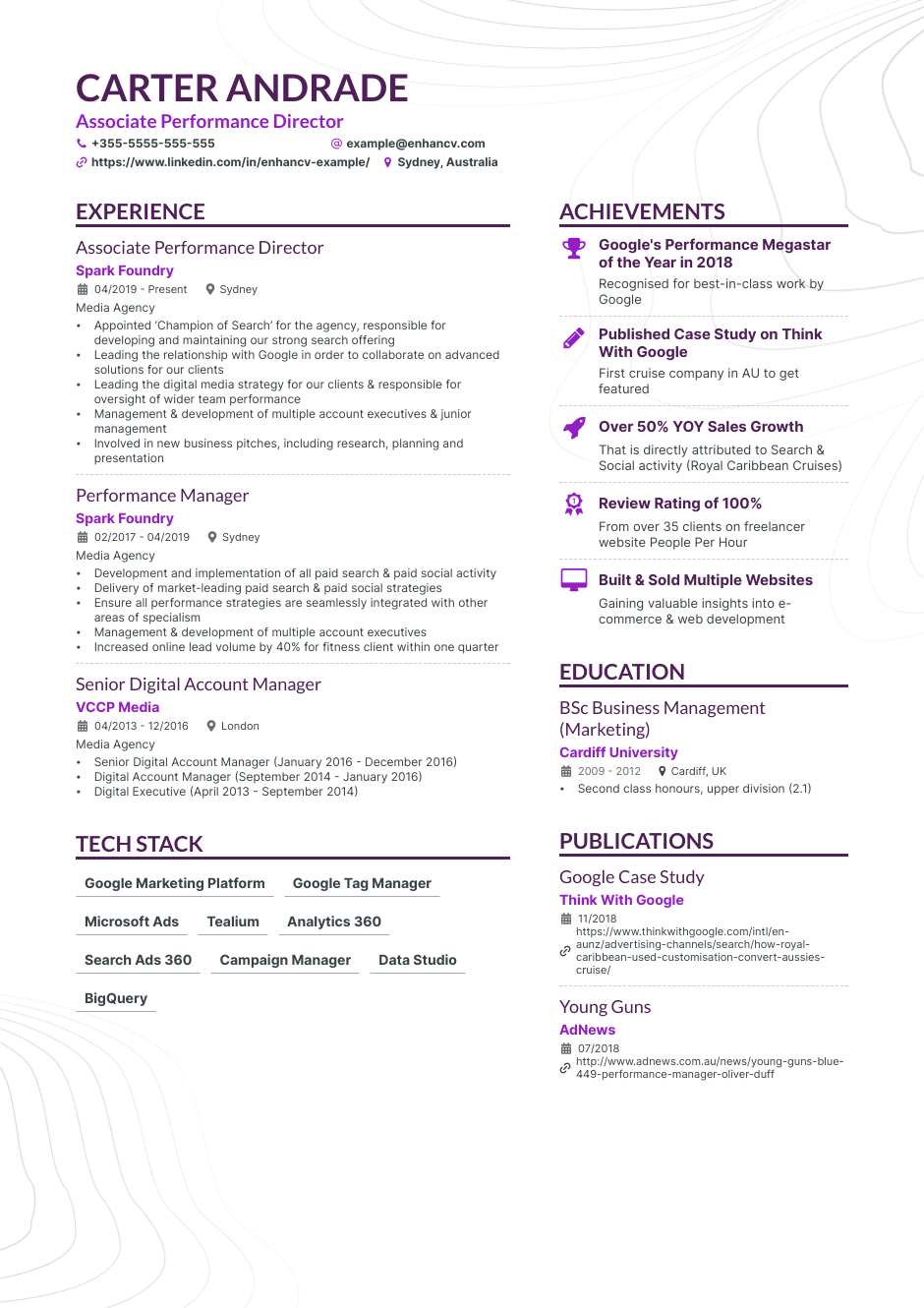 Ppc Specialist resume example