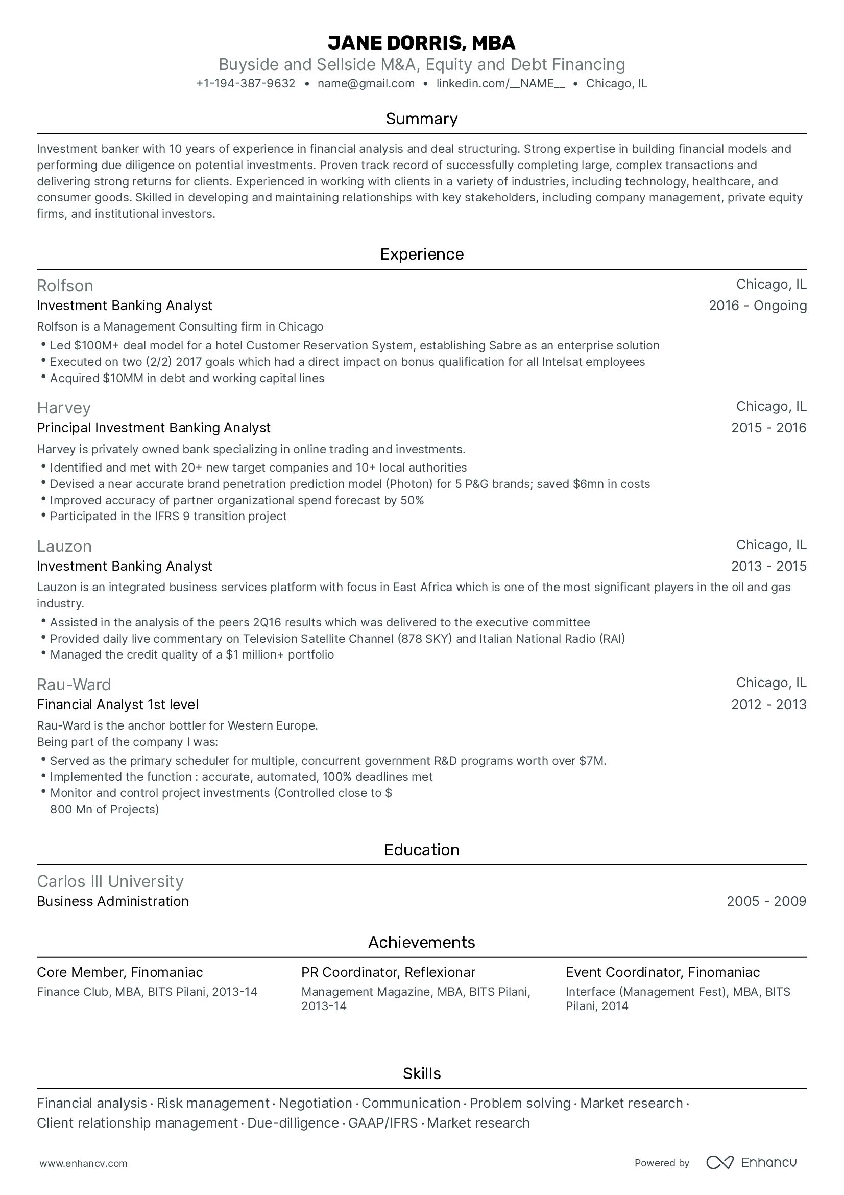  Traditional Resume Template Word 
