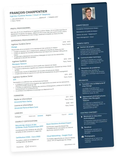 Modèle de CV