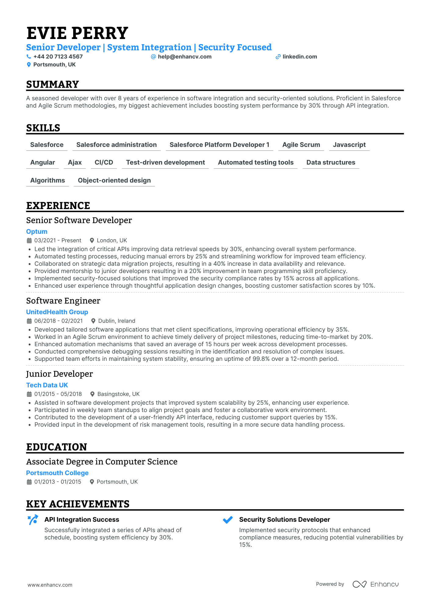 Software Developer CV Examples & Guide for 2026