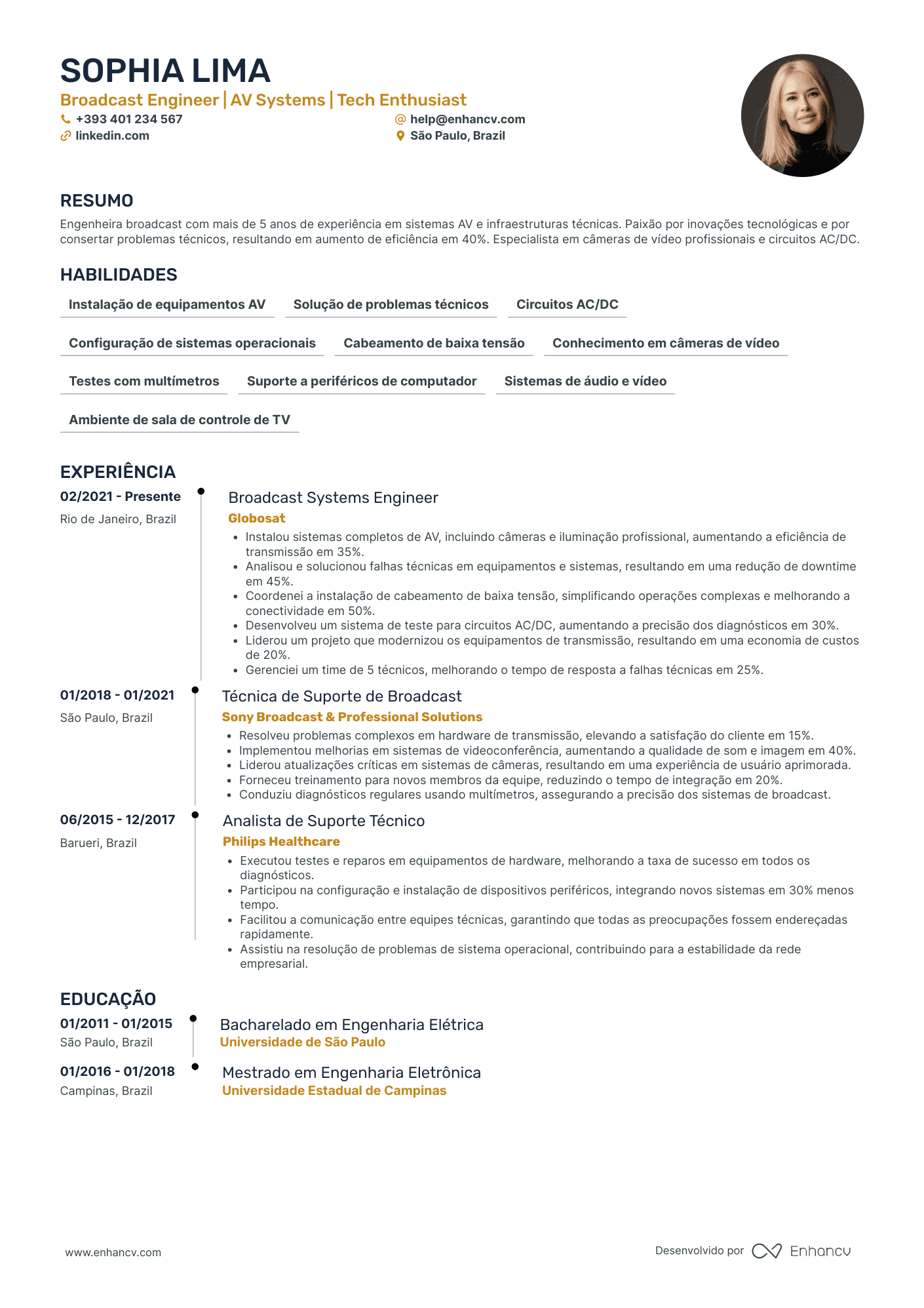 12 Exemplos de Currículo para Técnico de Informática que Conseguiram ...