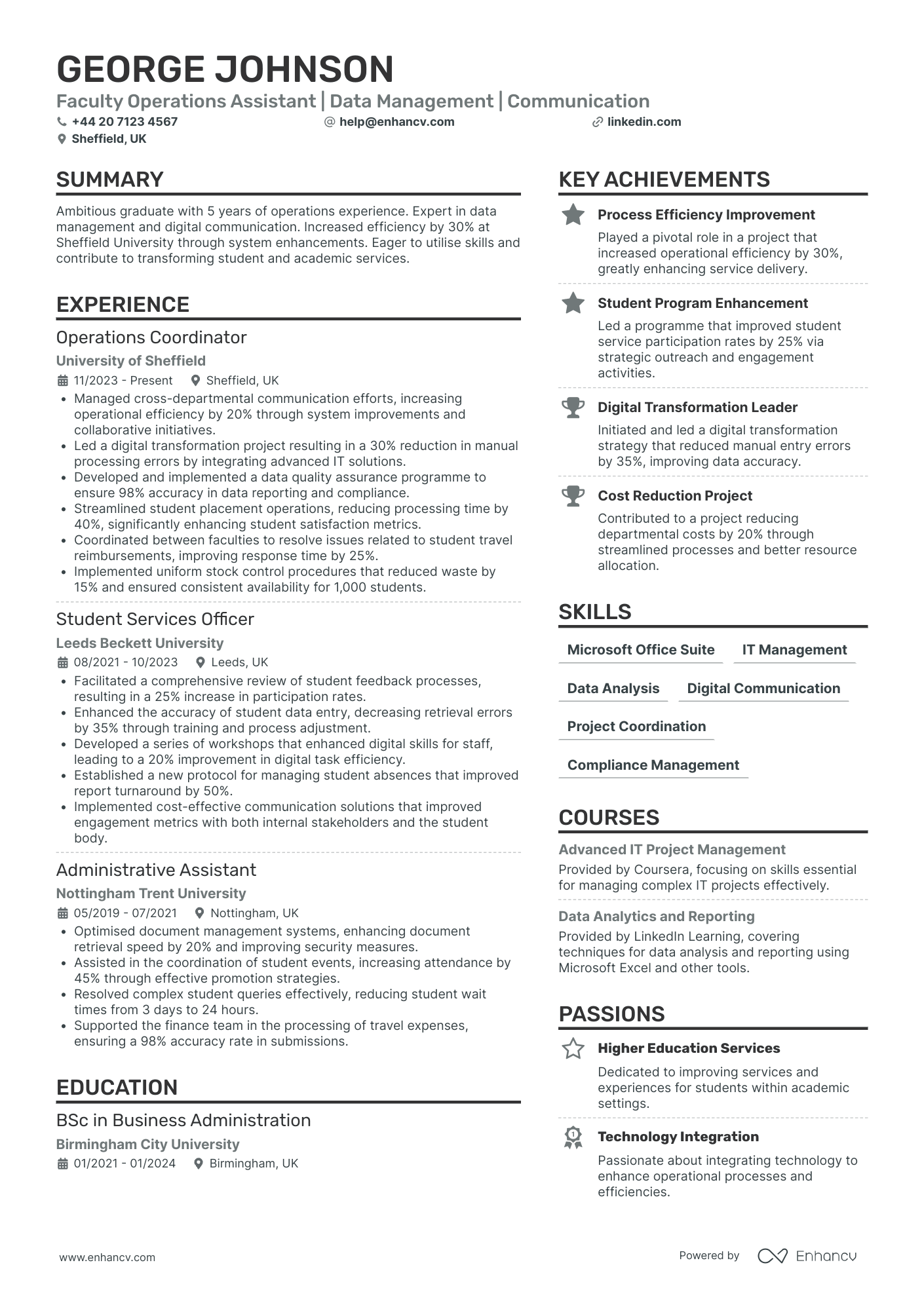 General Sales Assistant Example Sales Assistant CV Examples & Guide for 2026