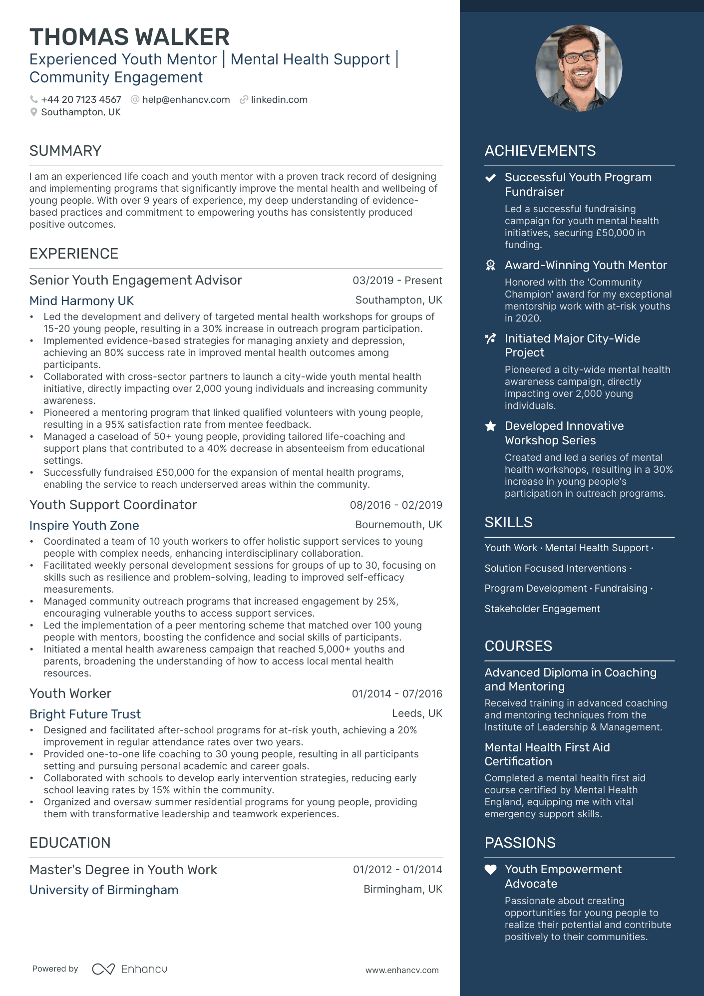 Life Coach CV Examples & Guide for 2025