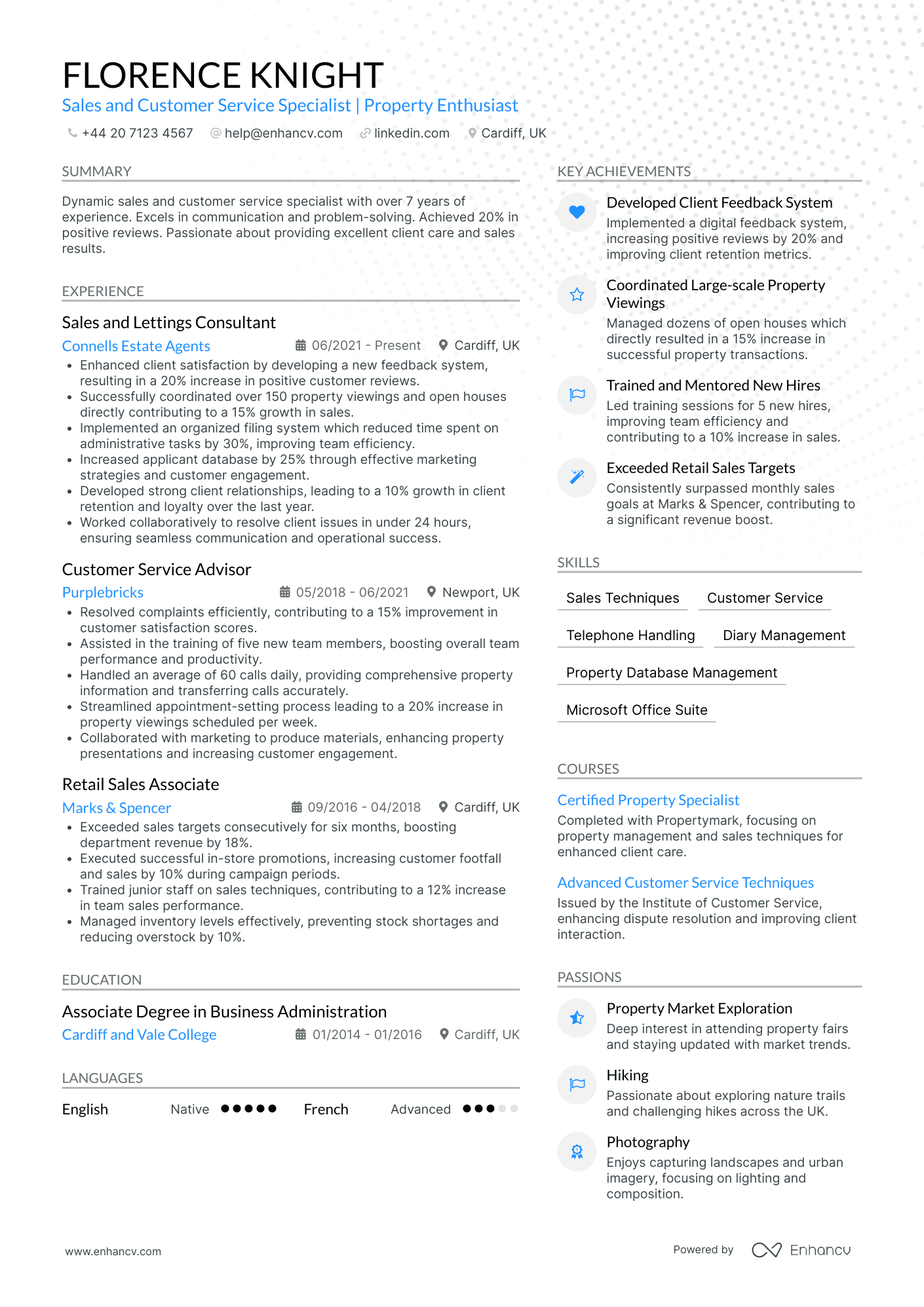 General Sales Assistant Example Sales Assistant CV Examples & Guide for 2026