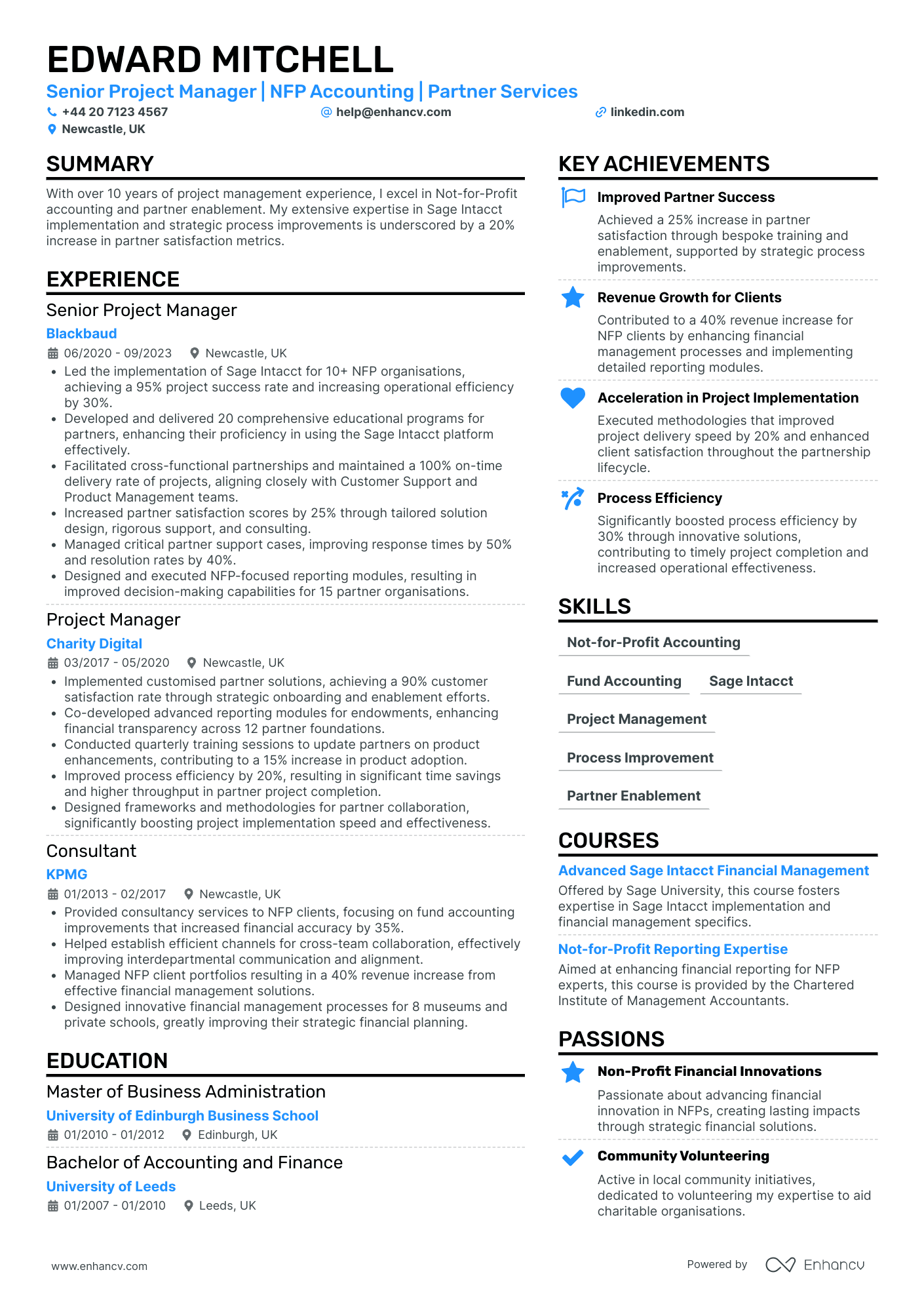 Project Manager CV Examples & Guide for 2026