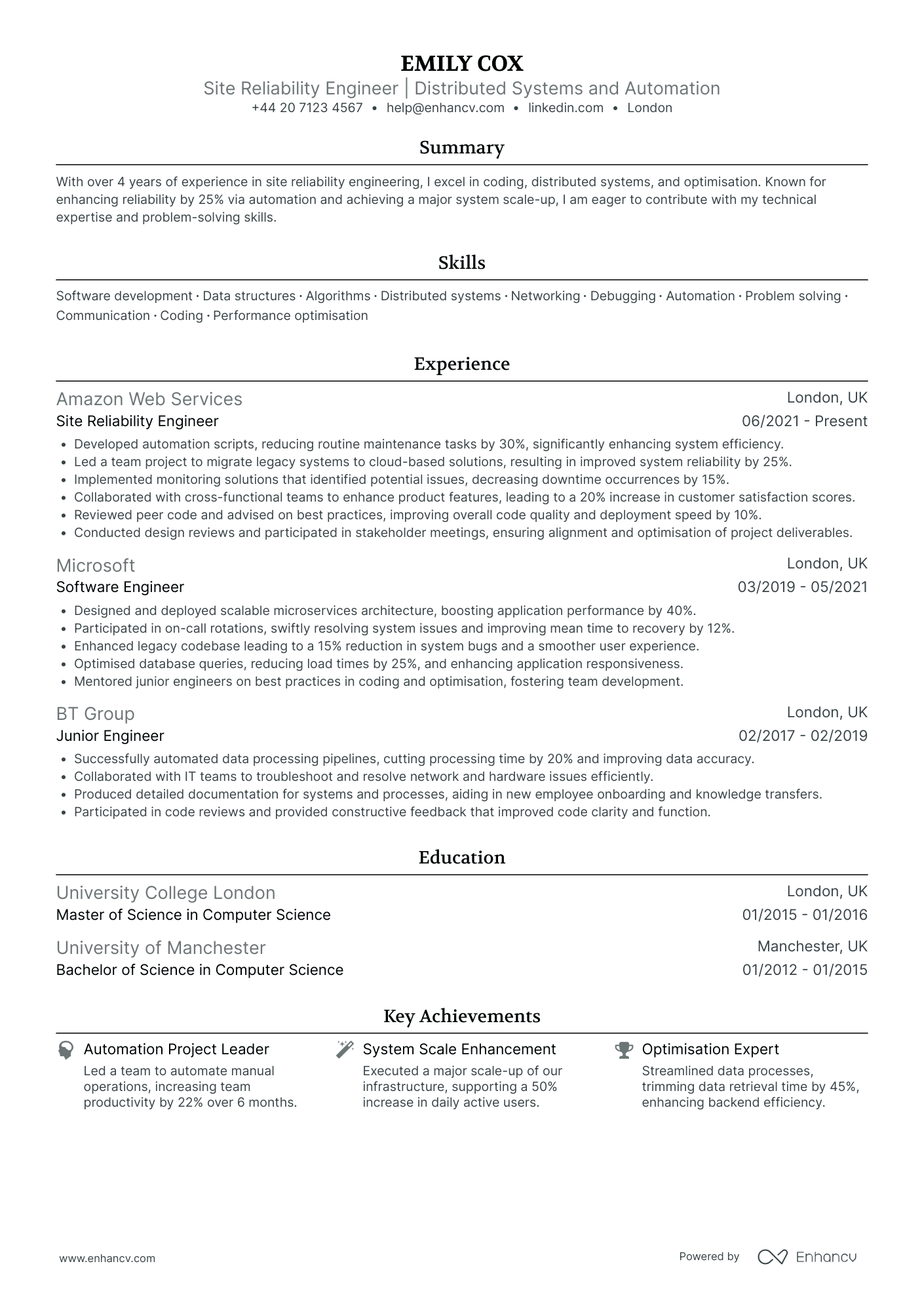 Systems Reliability Engineer