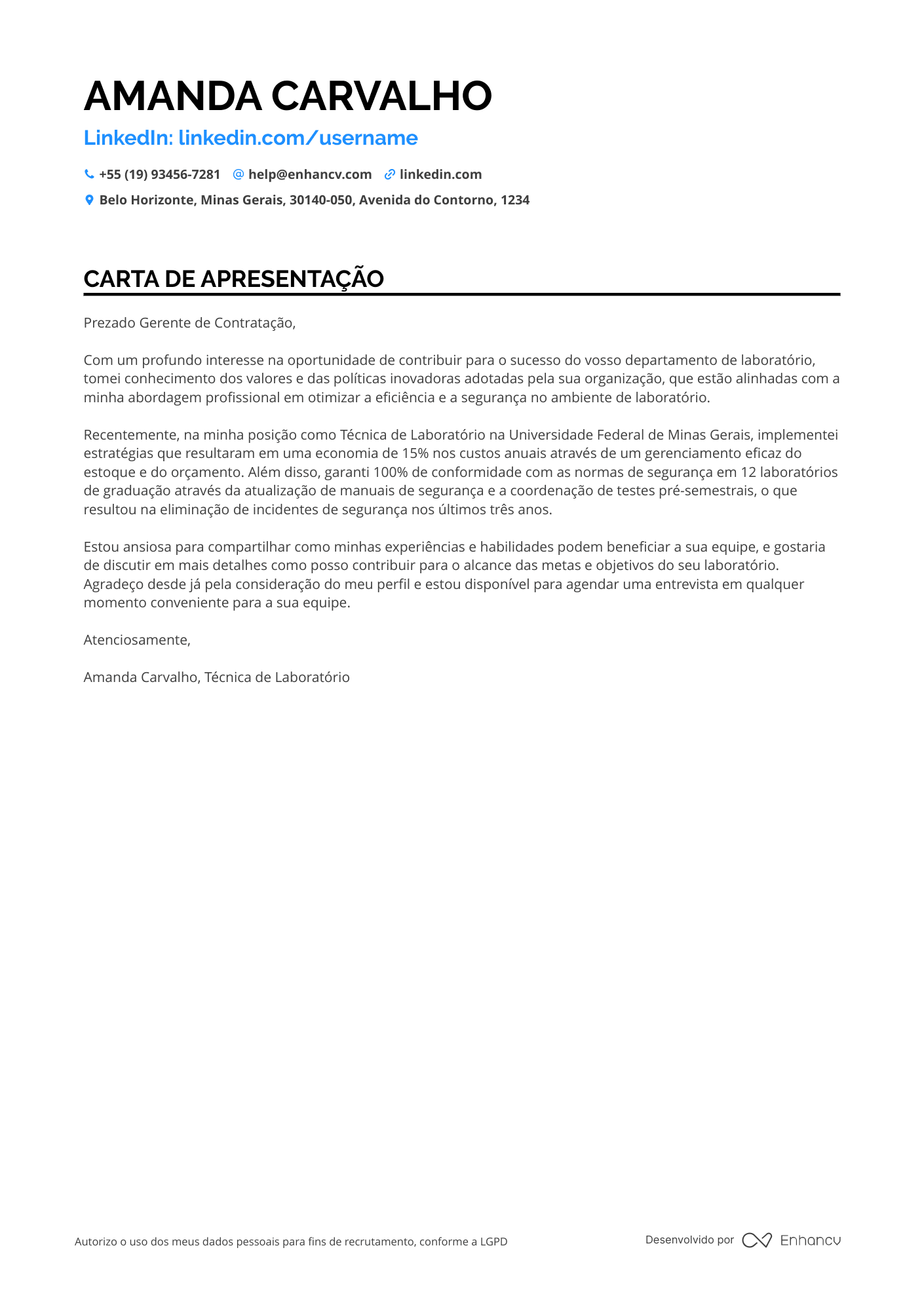 Técnico de Laboratório de Toxicologia