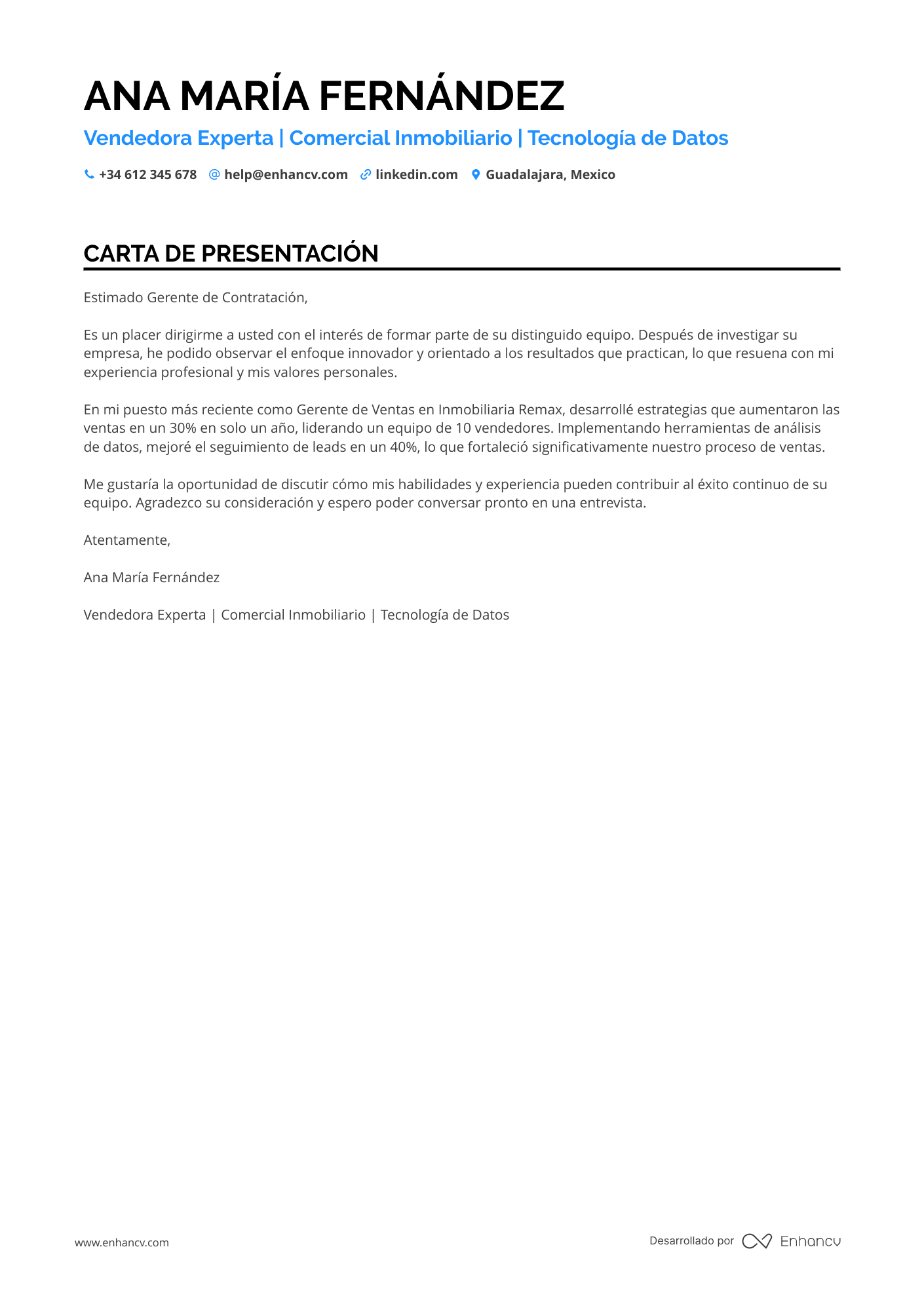 Ejecutivo de Desarrollo de Negocios