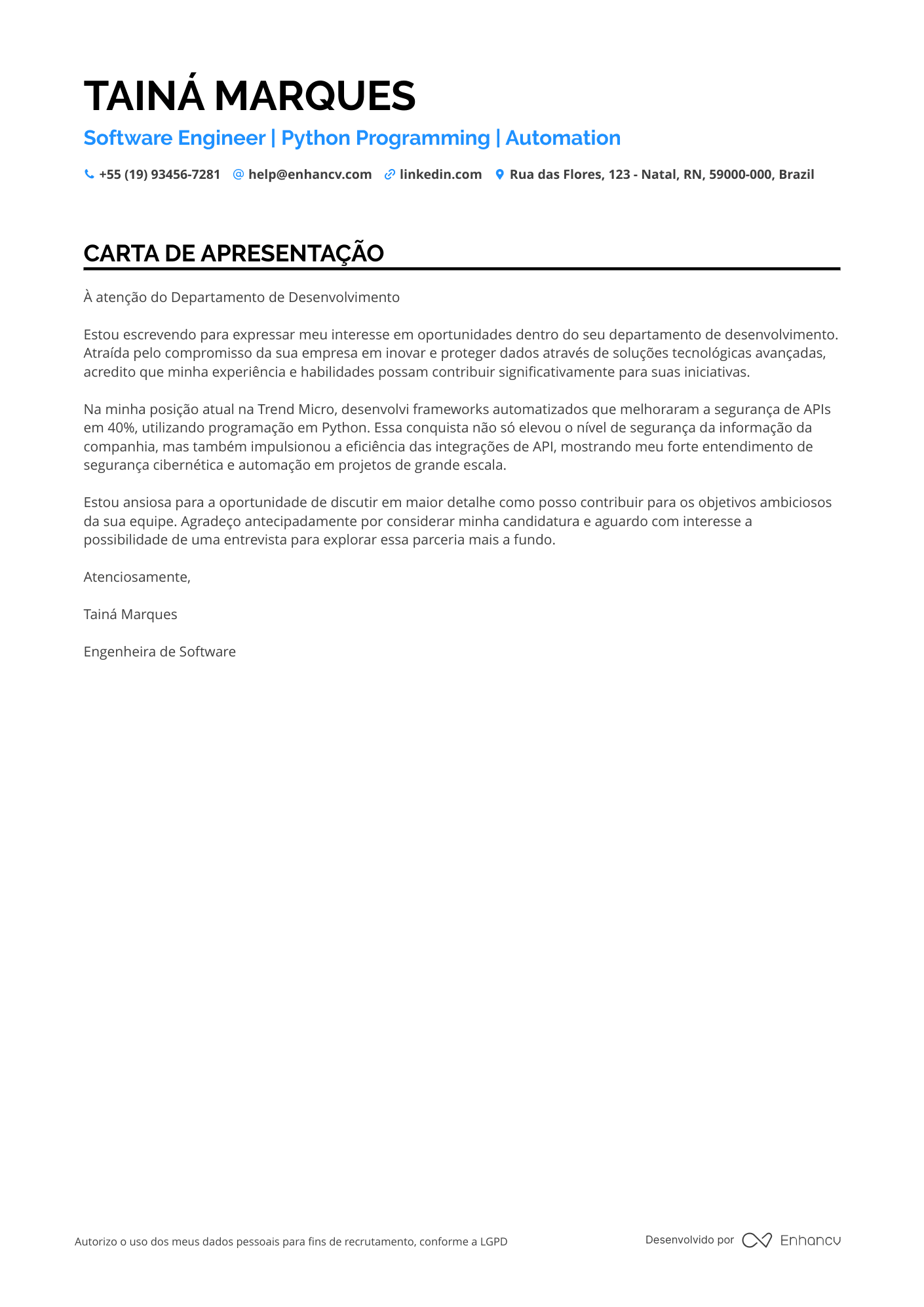 Engenheiro de Software de Segurança