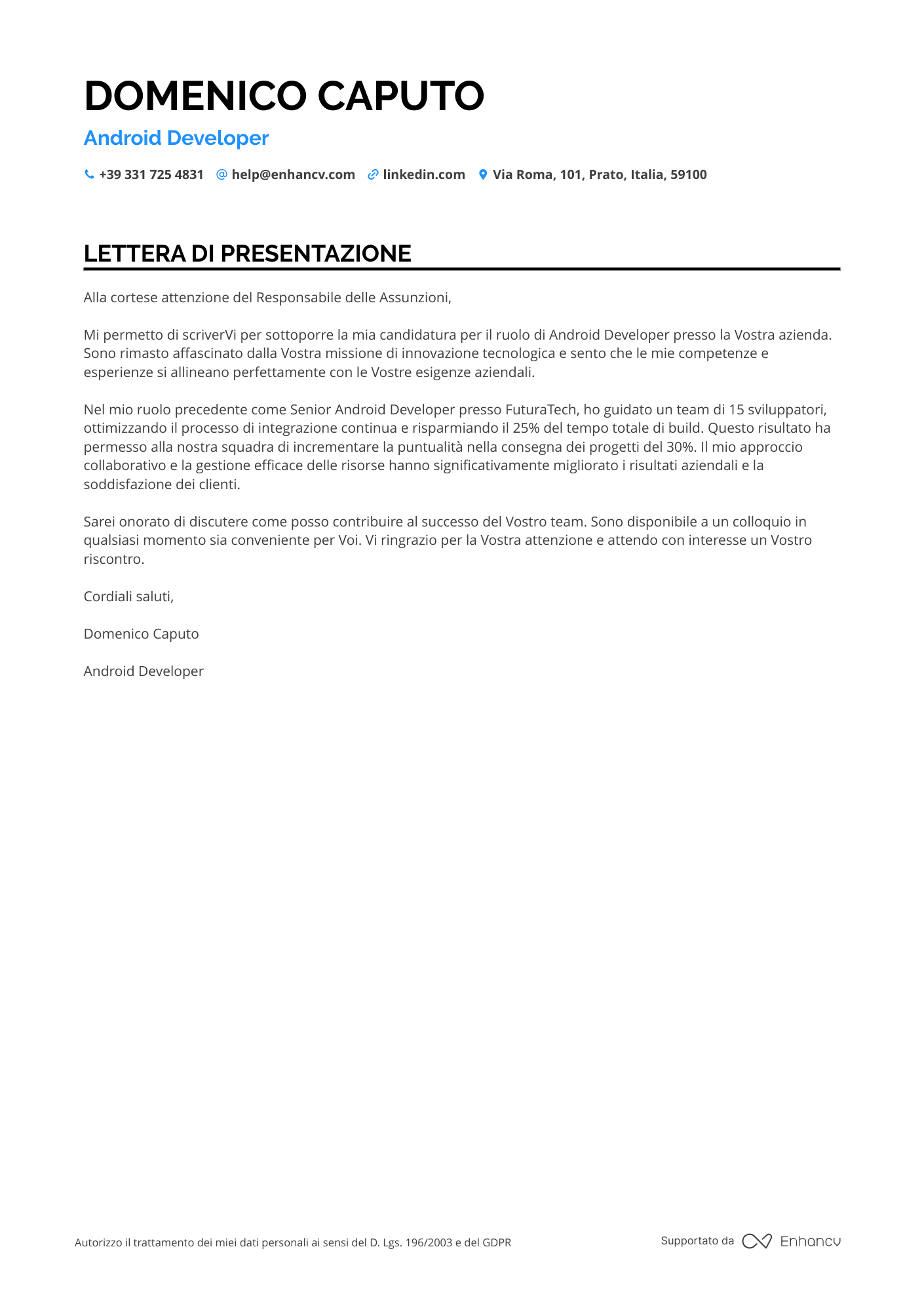 Sviluppatore Web per Applicazioni Mobile