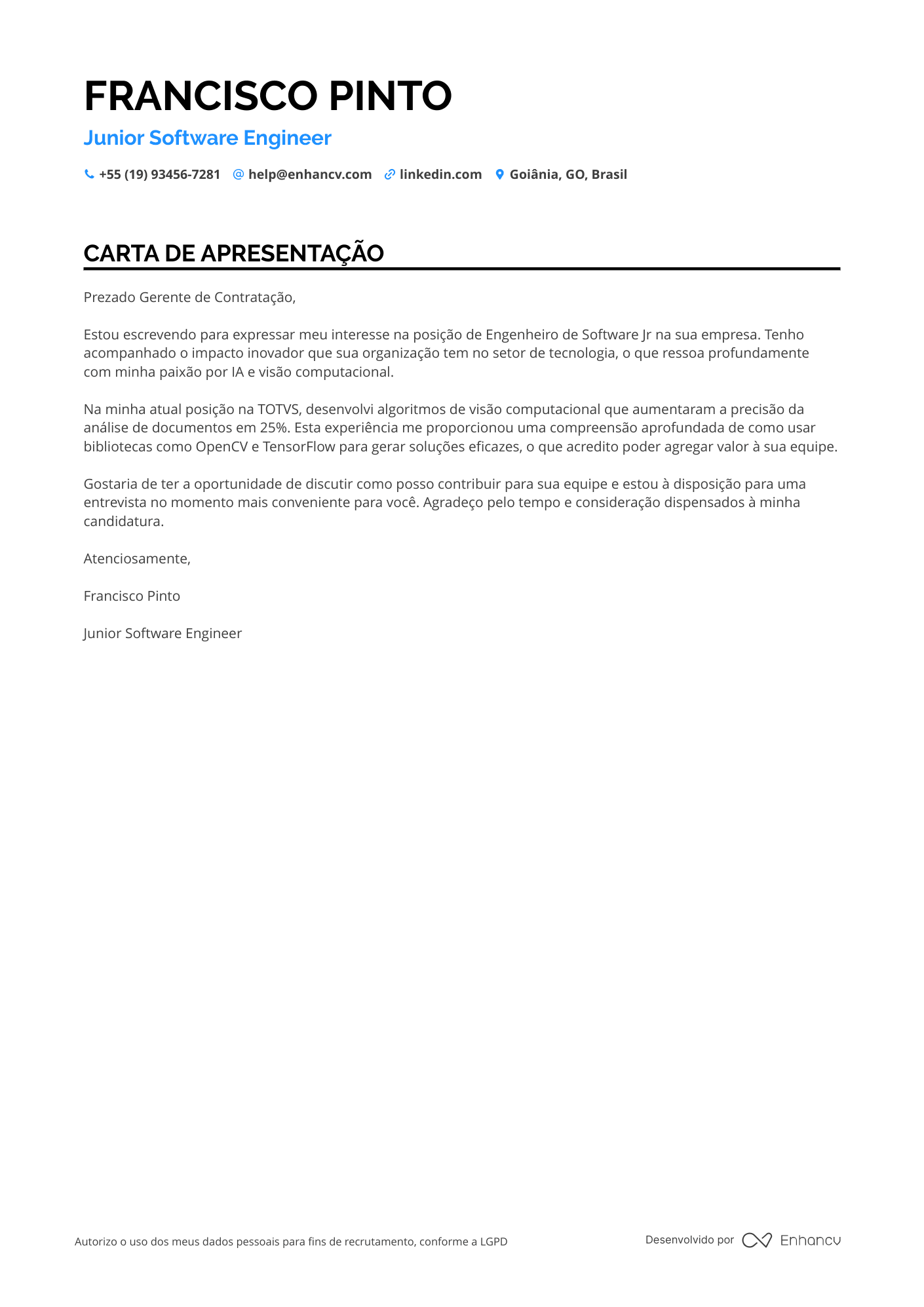 Engenheiro de Software Júnior