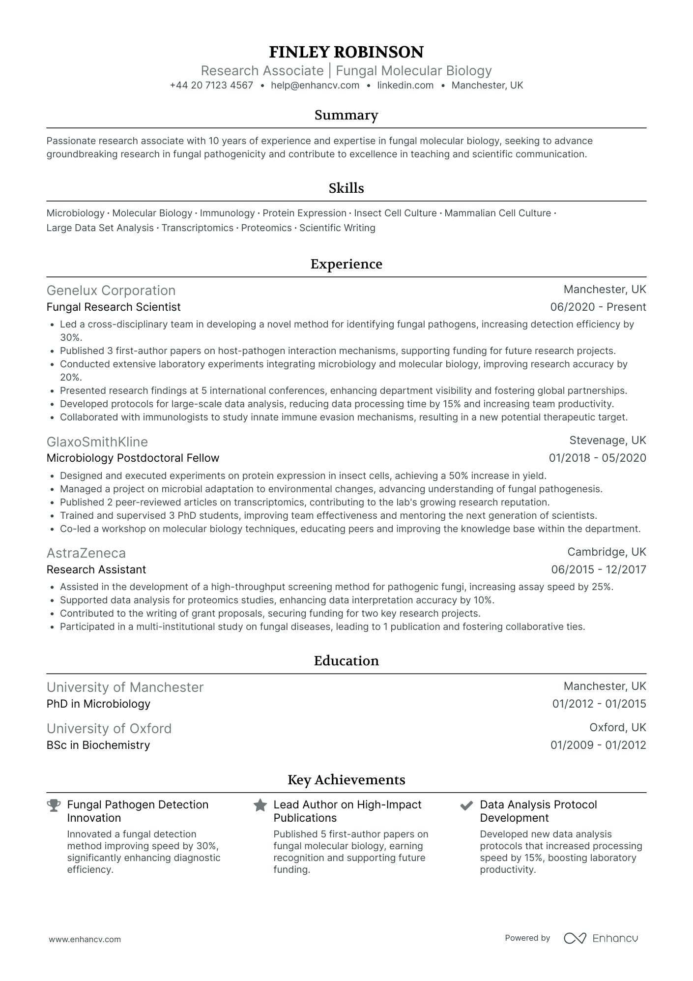 Biology Research Assistant