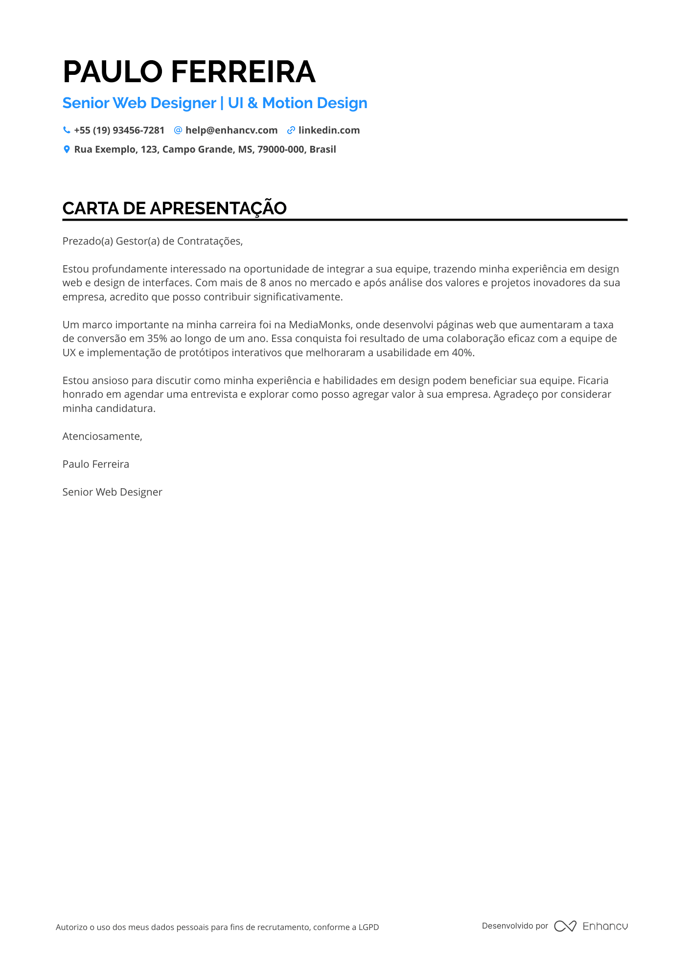Desenvolvedor Web Autônomo
