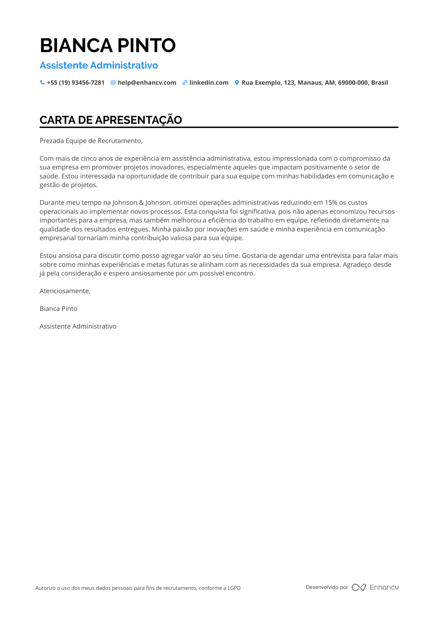 Assistente de RH de Tecnologia da Informação