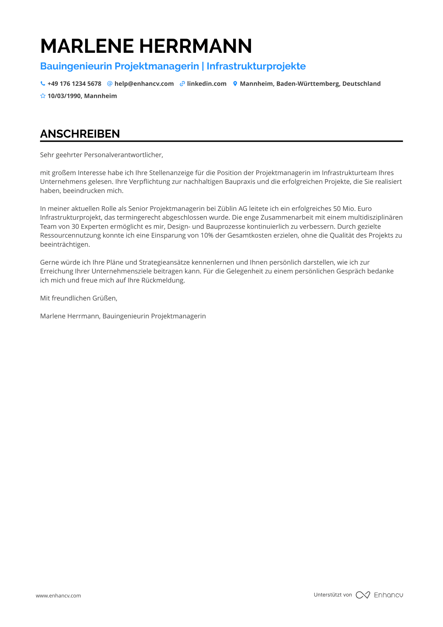 Bauingenieur Projektmanager
