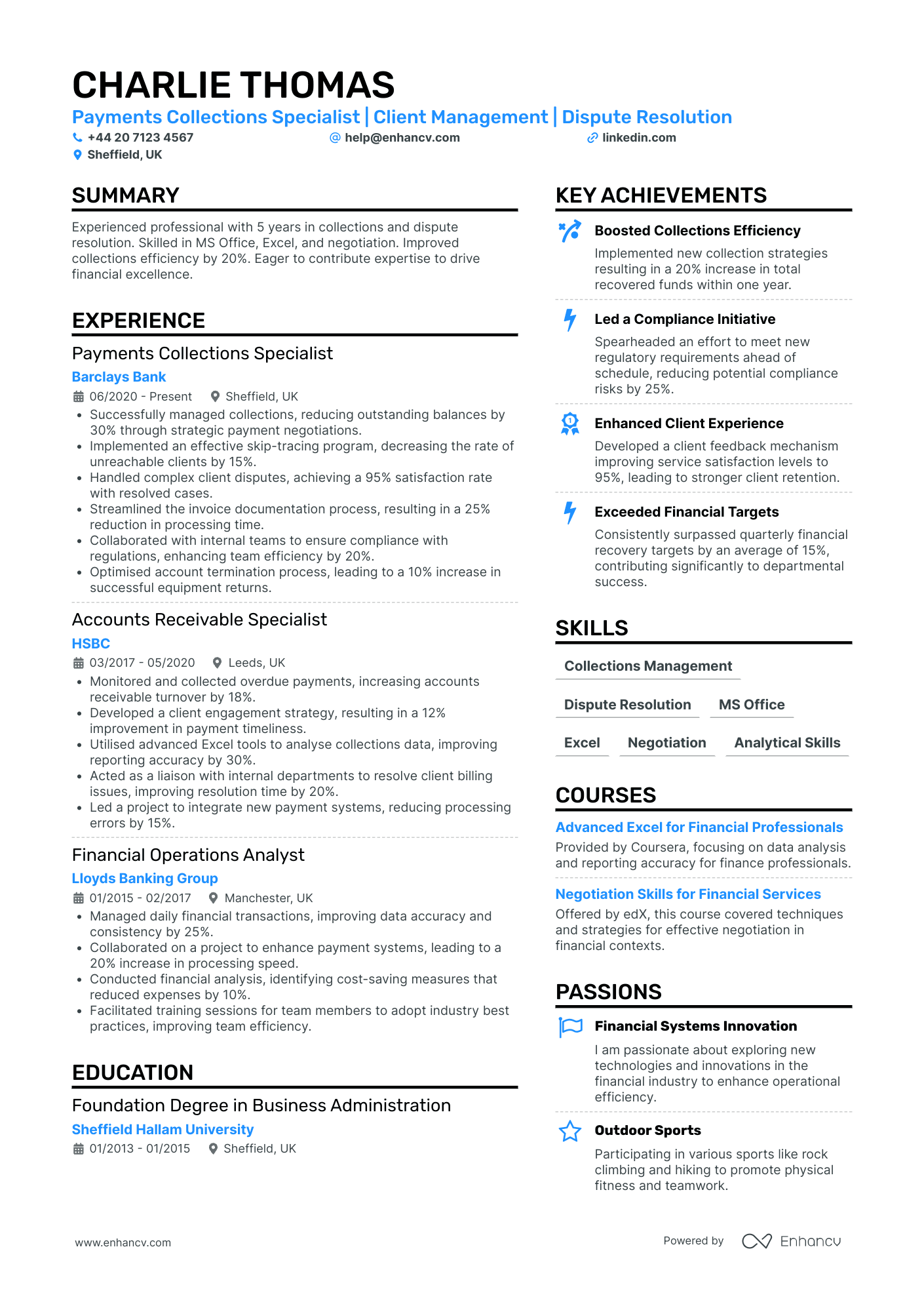 Accounts Receivable Collections Specialist