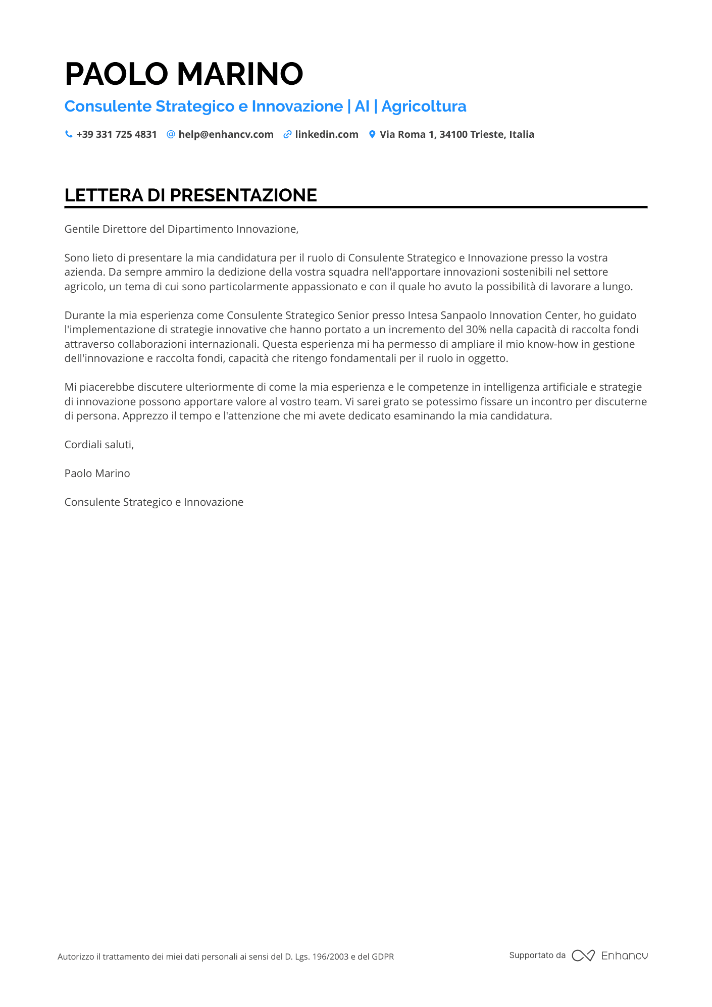 Consulente di Strategia Militare