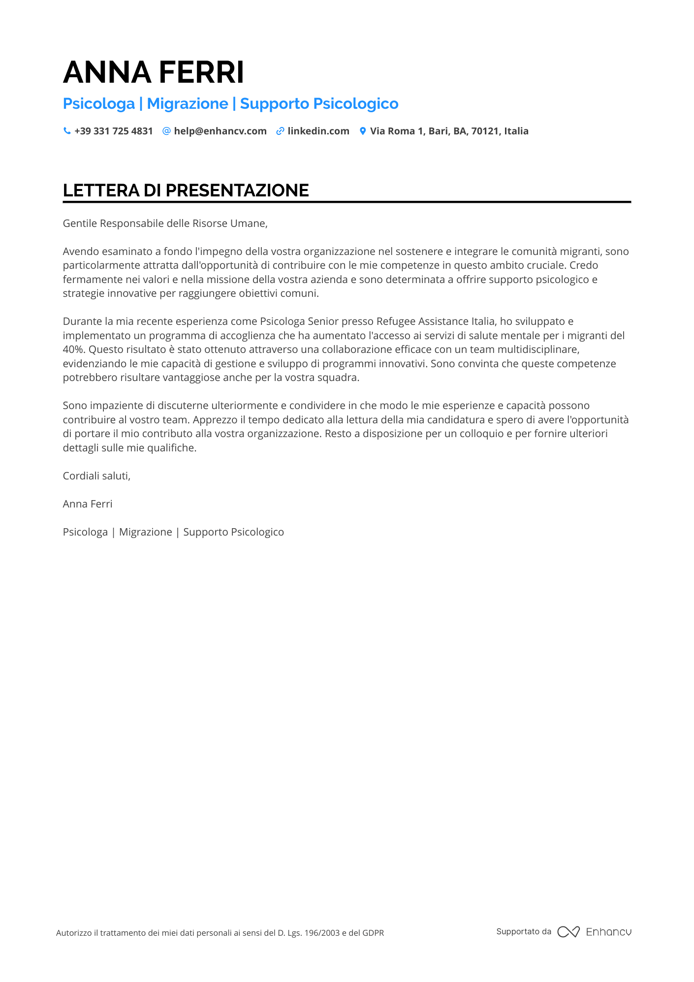 Psicologo Prima Esperienza