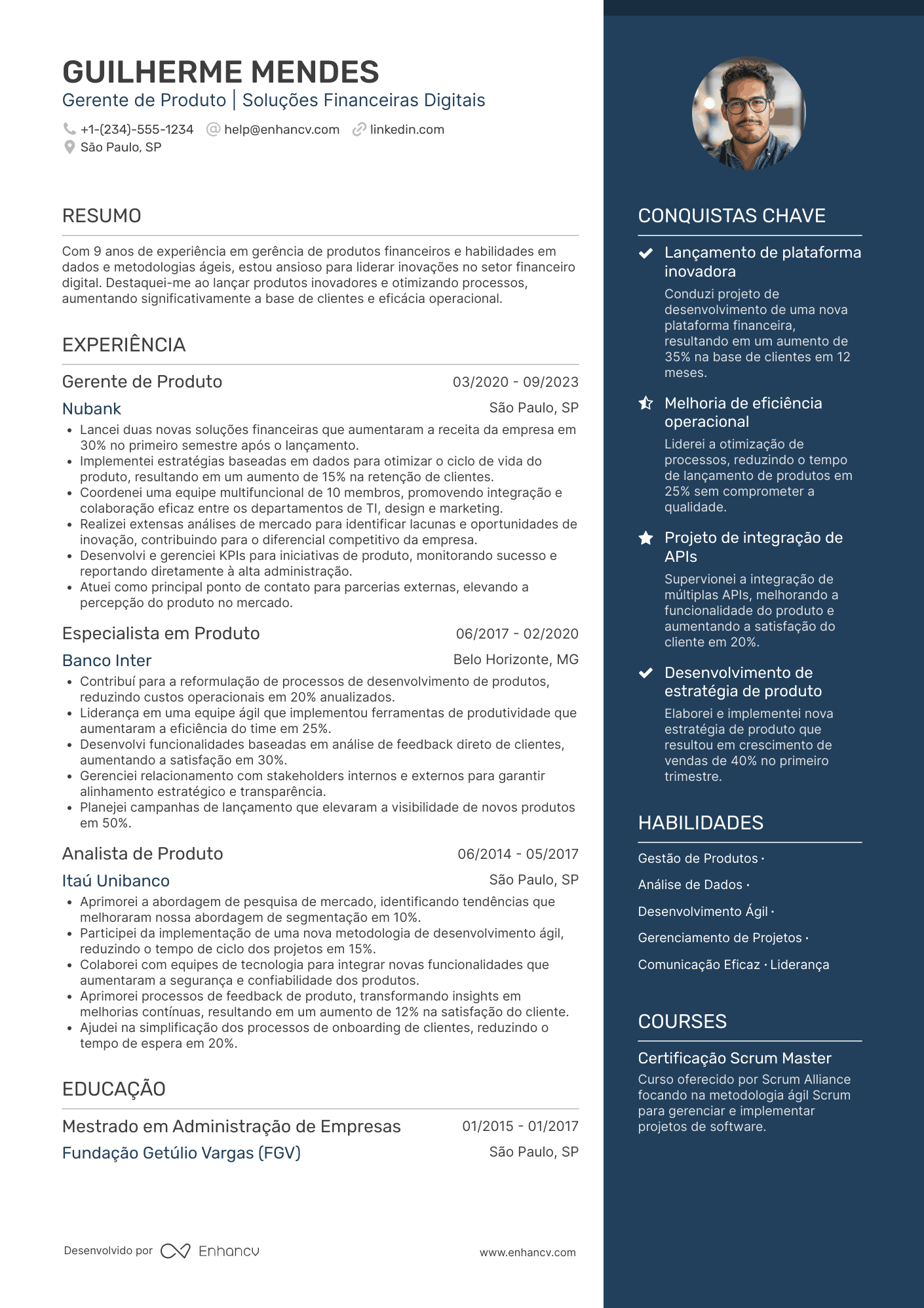 Gerente de produto Fintech