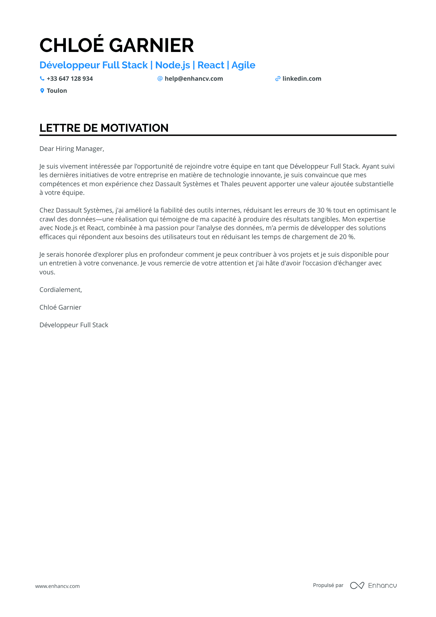 Lead Web Développeur