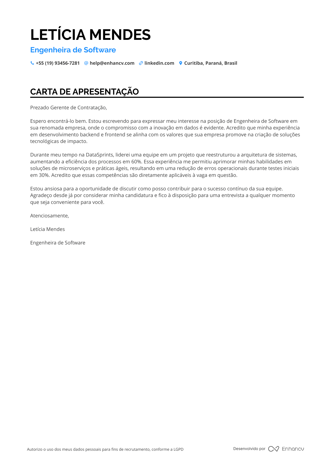 Engenheiro de Software de Inteligência Artificial