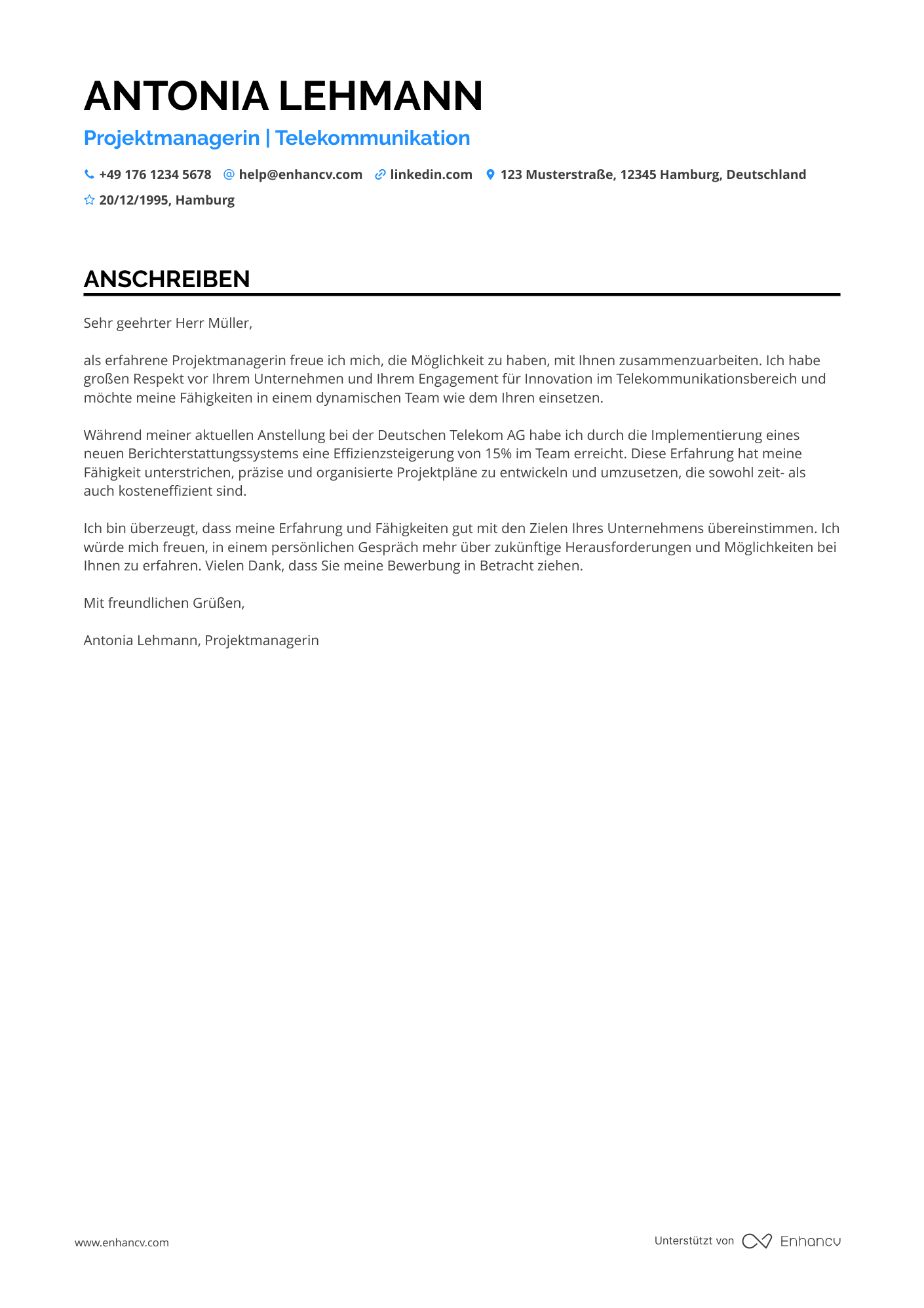 Projektmanager in der Telekommunikation