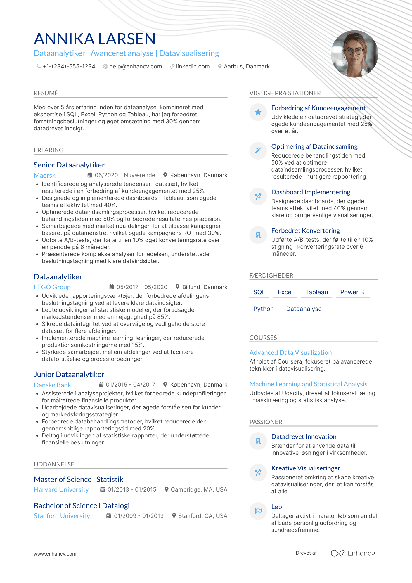 CV til Dataanalytiker