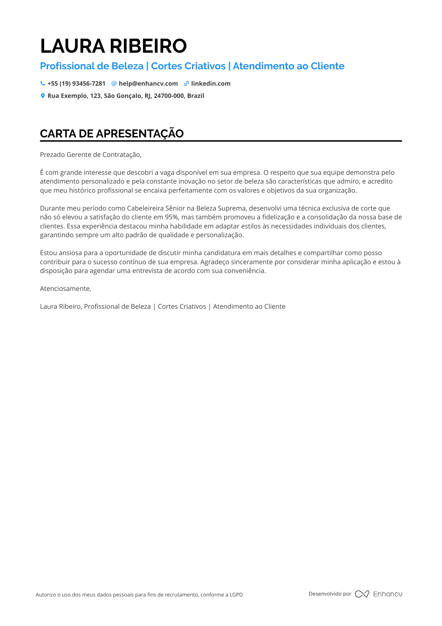Cabeleireiro de Cinema e Televisão
