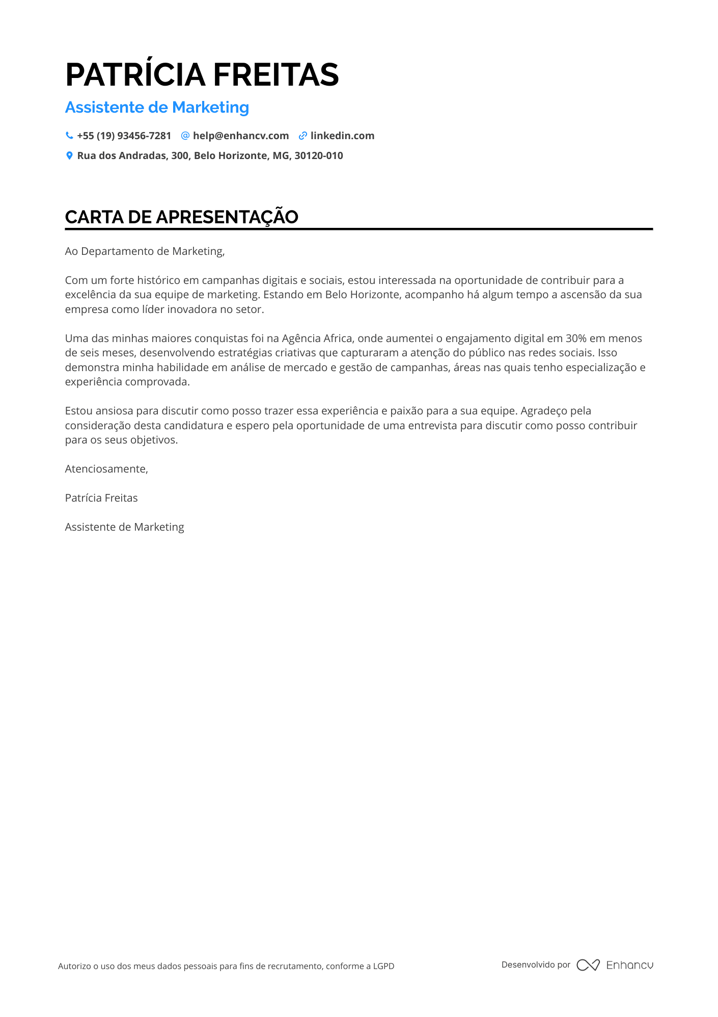 Assistente de Marketing de Eventos