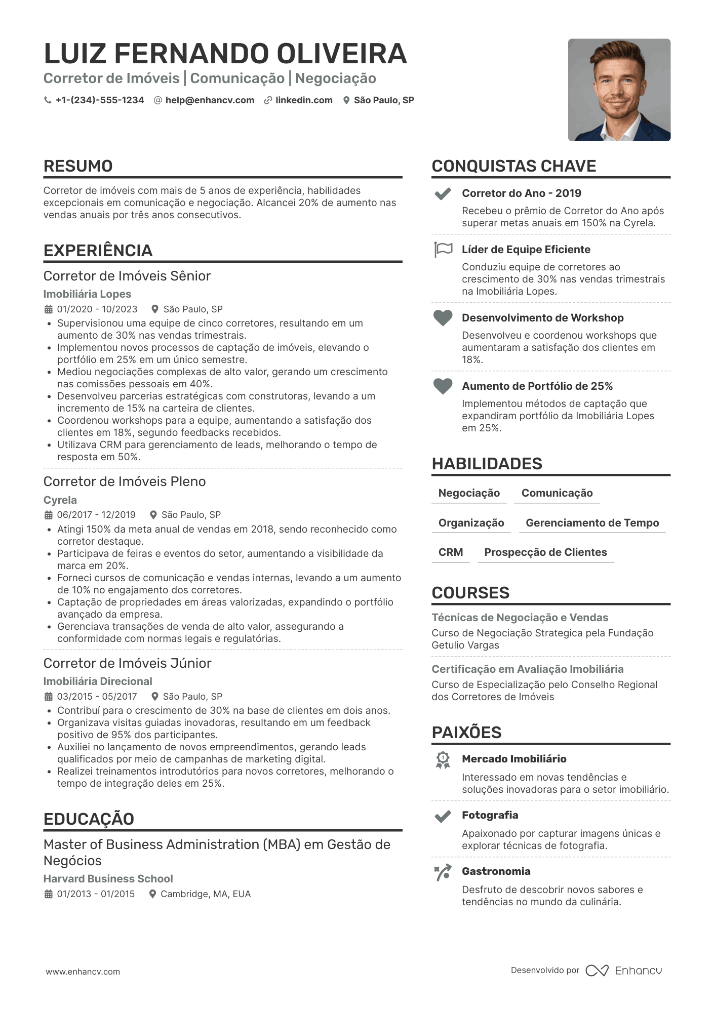 Corretor para imobiliária