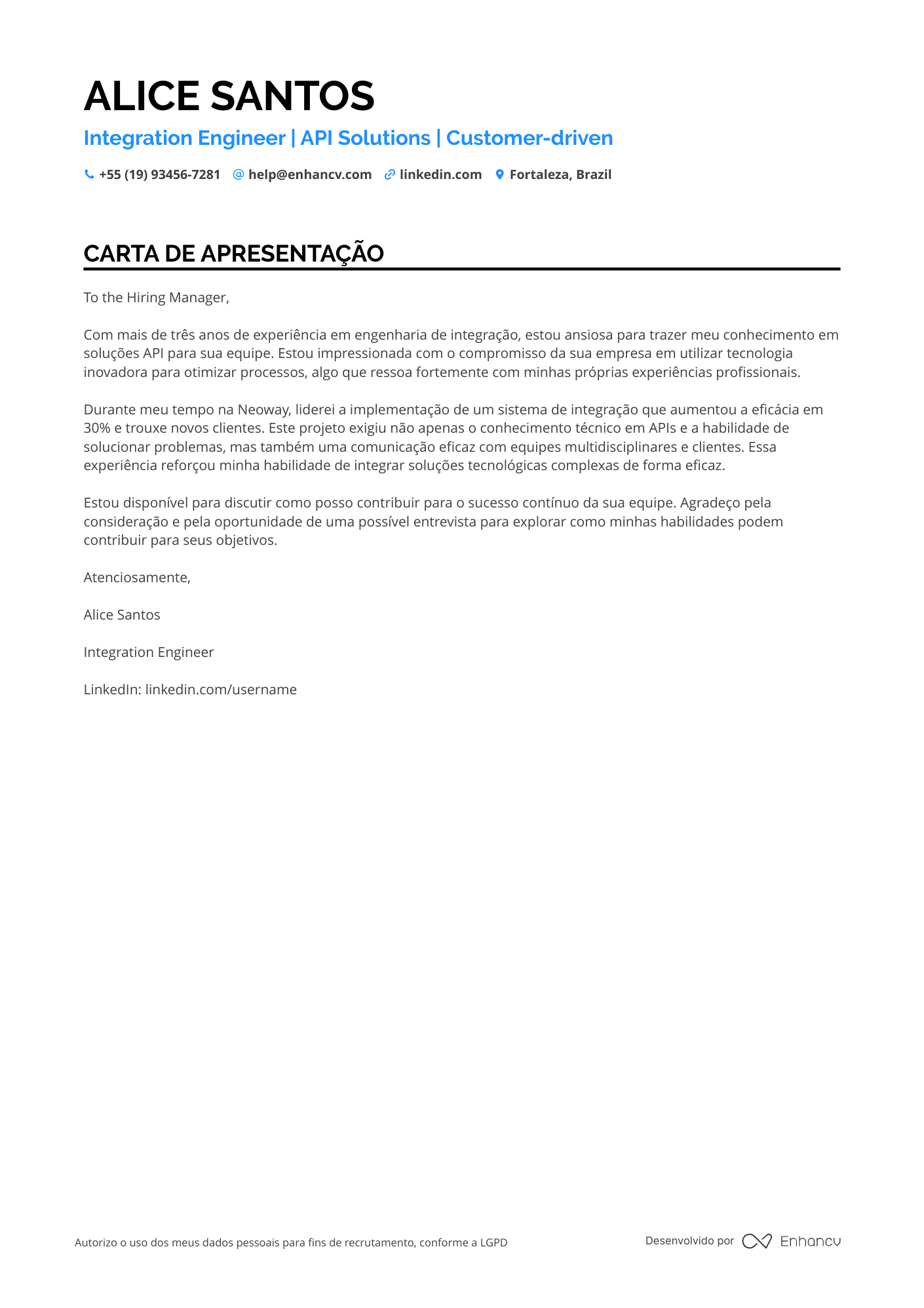 Engenheiro de software Meio período