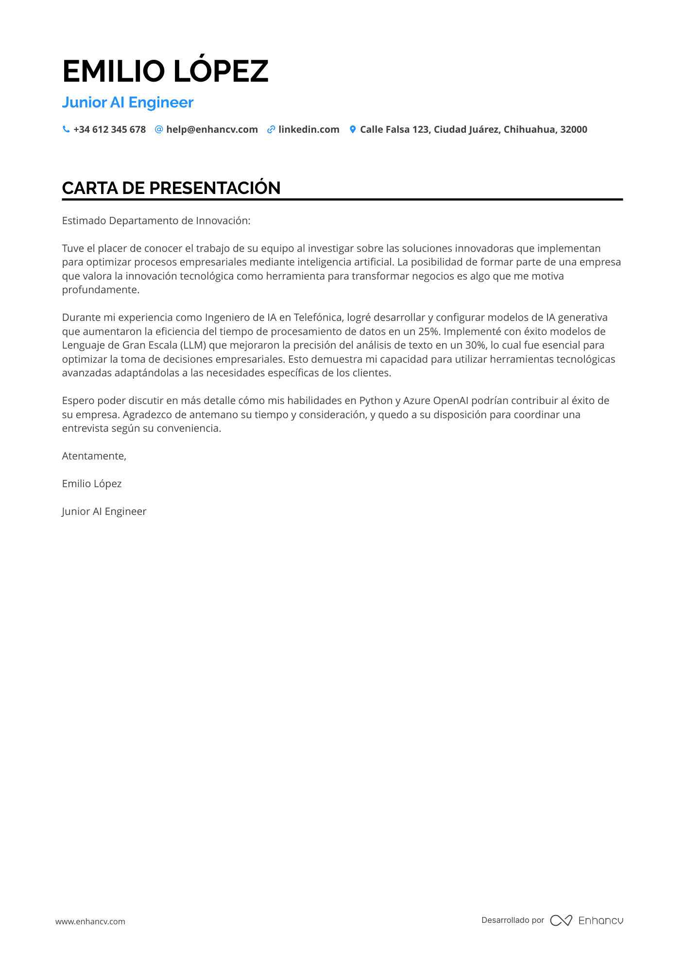Ingeniero Civil Junior
