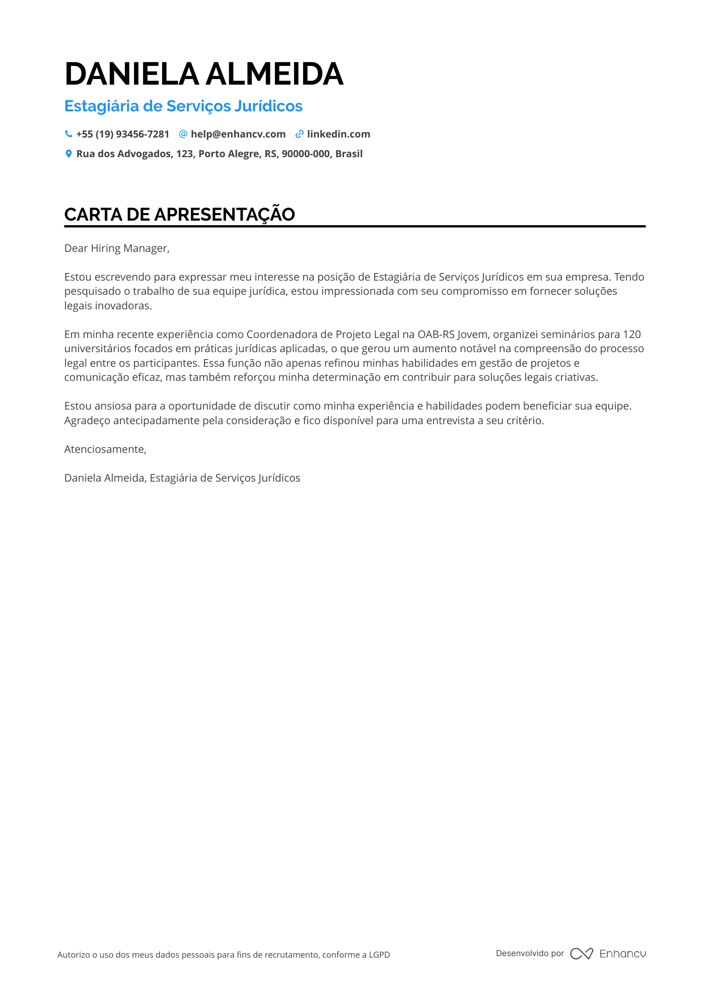 Estagiário de Direito