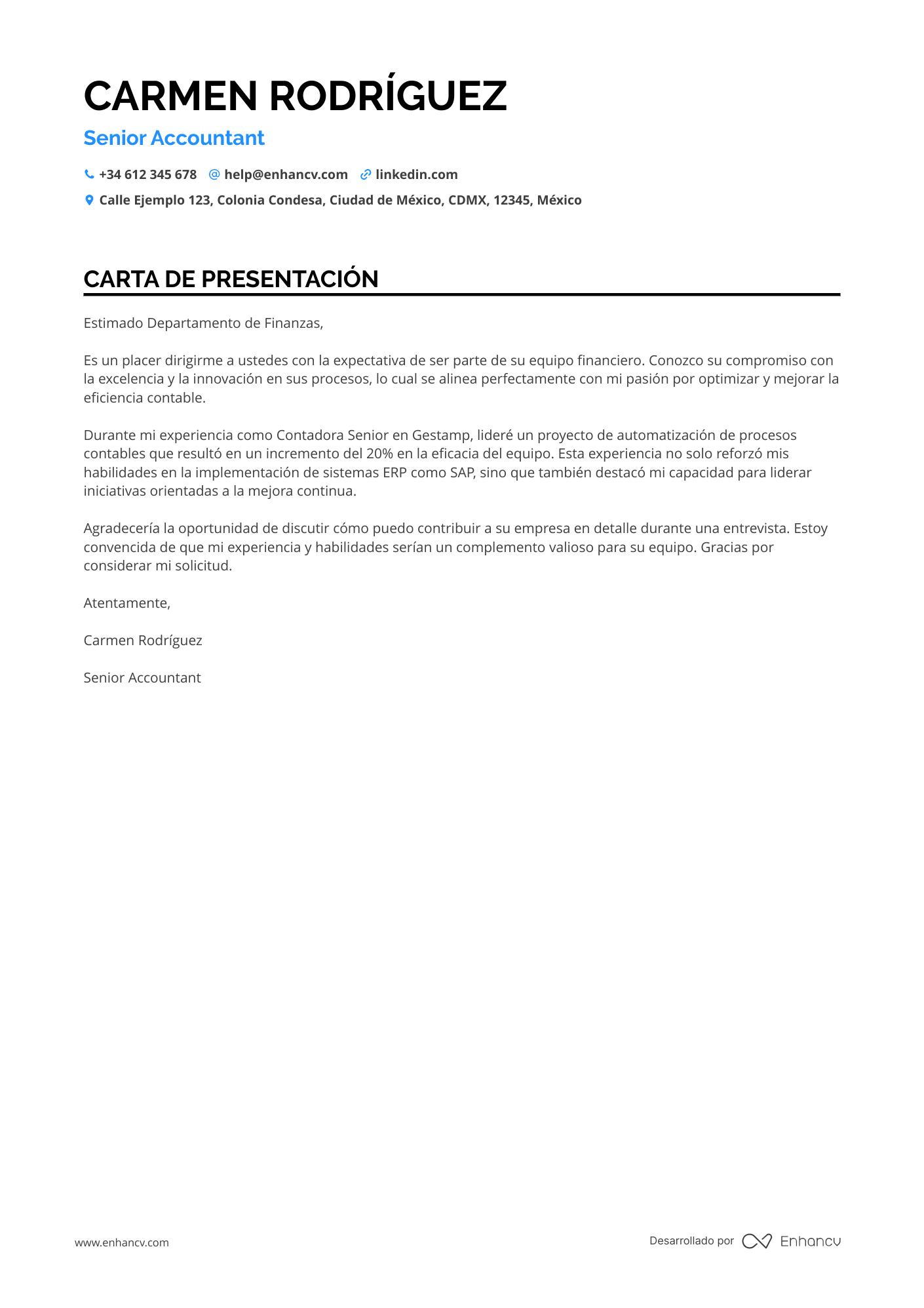 Contabilidad Senior